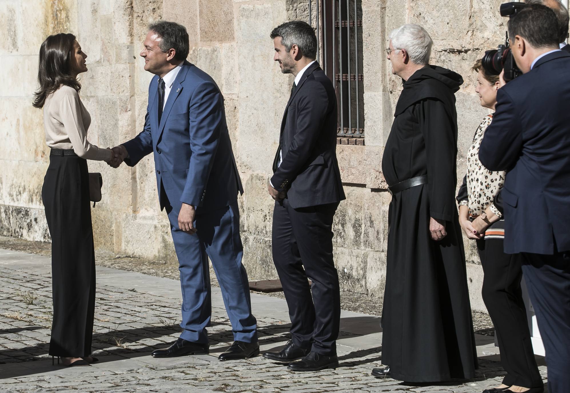 Fotos: Doña Letizia inaugura en San Millán el XIV Seminario Internacional de Lengua y Periodismo