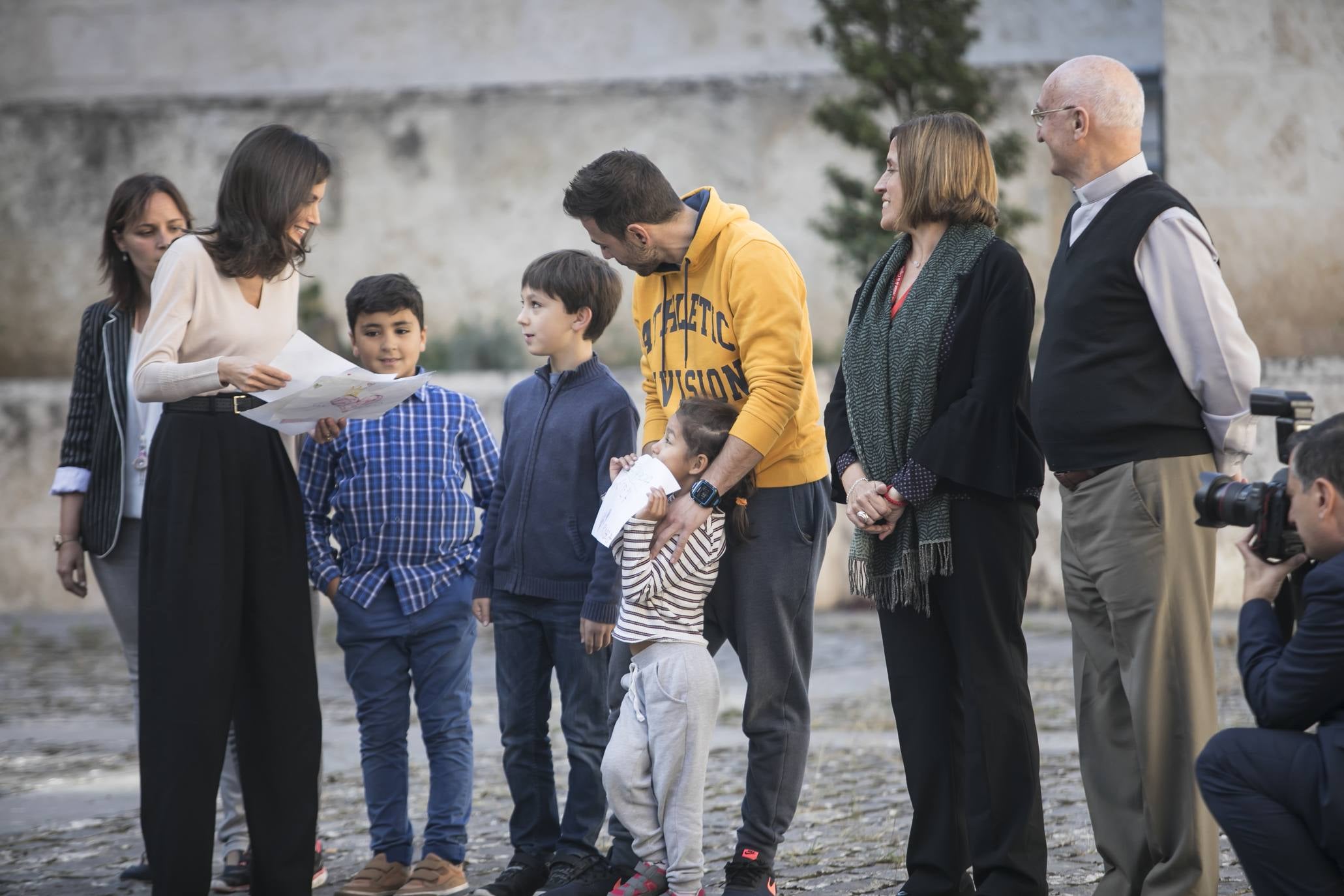 Fotos: Doña Letizia inaugura en San Millán el XIV Seminario Internacional de Lengua y Periodismo