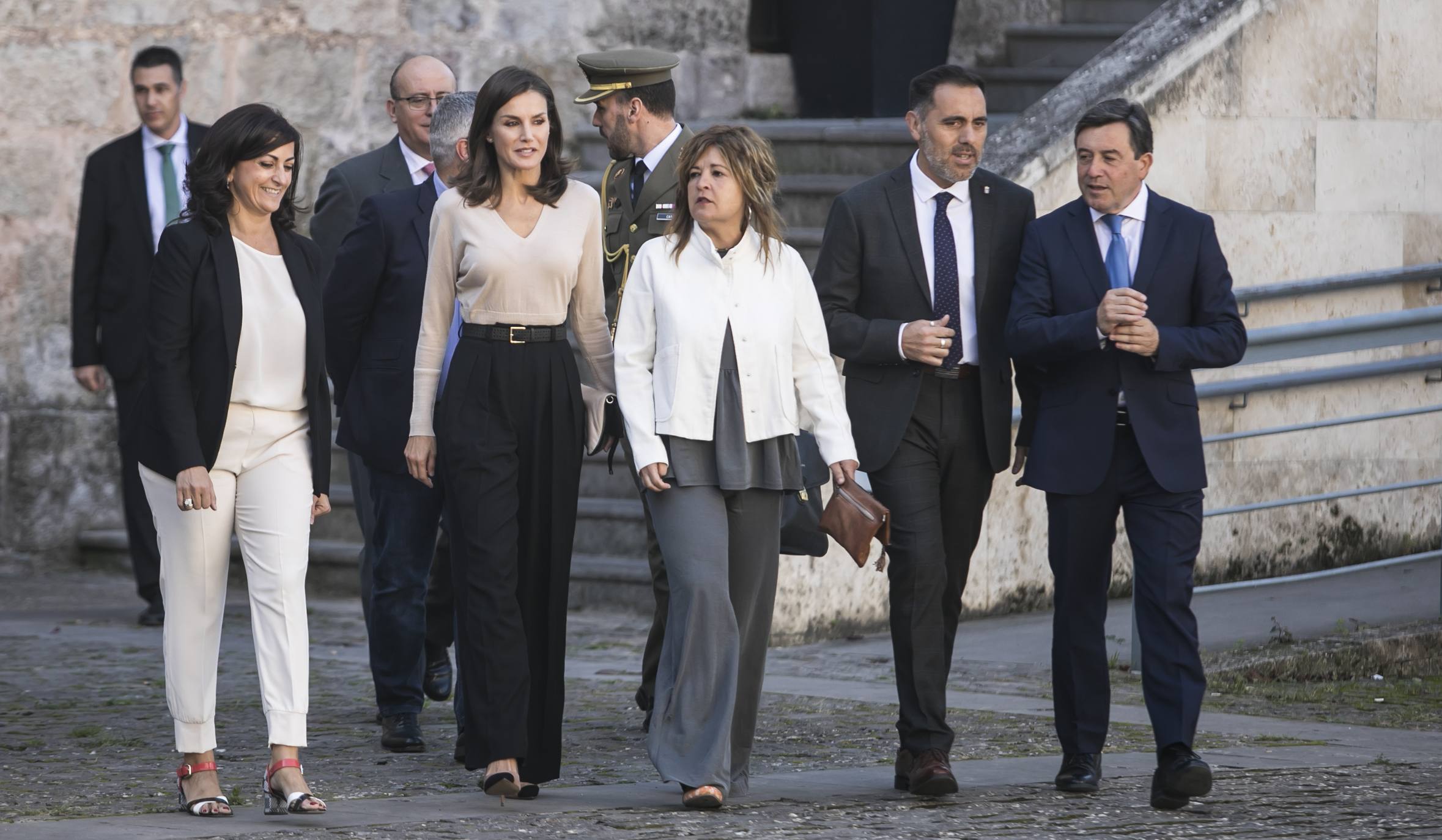 Fotos: Doña Letizia inaugura en San Millán el XIV Seminario Internacional de Lengua y Periodismo