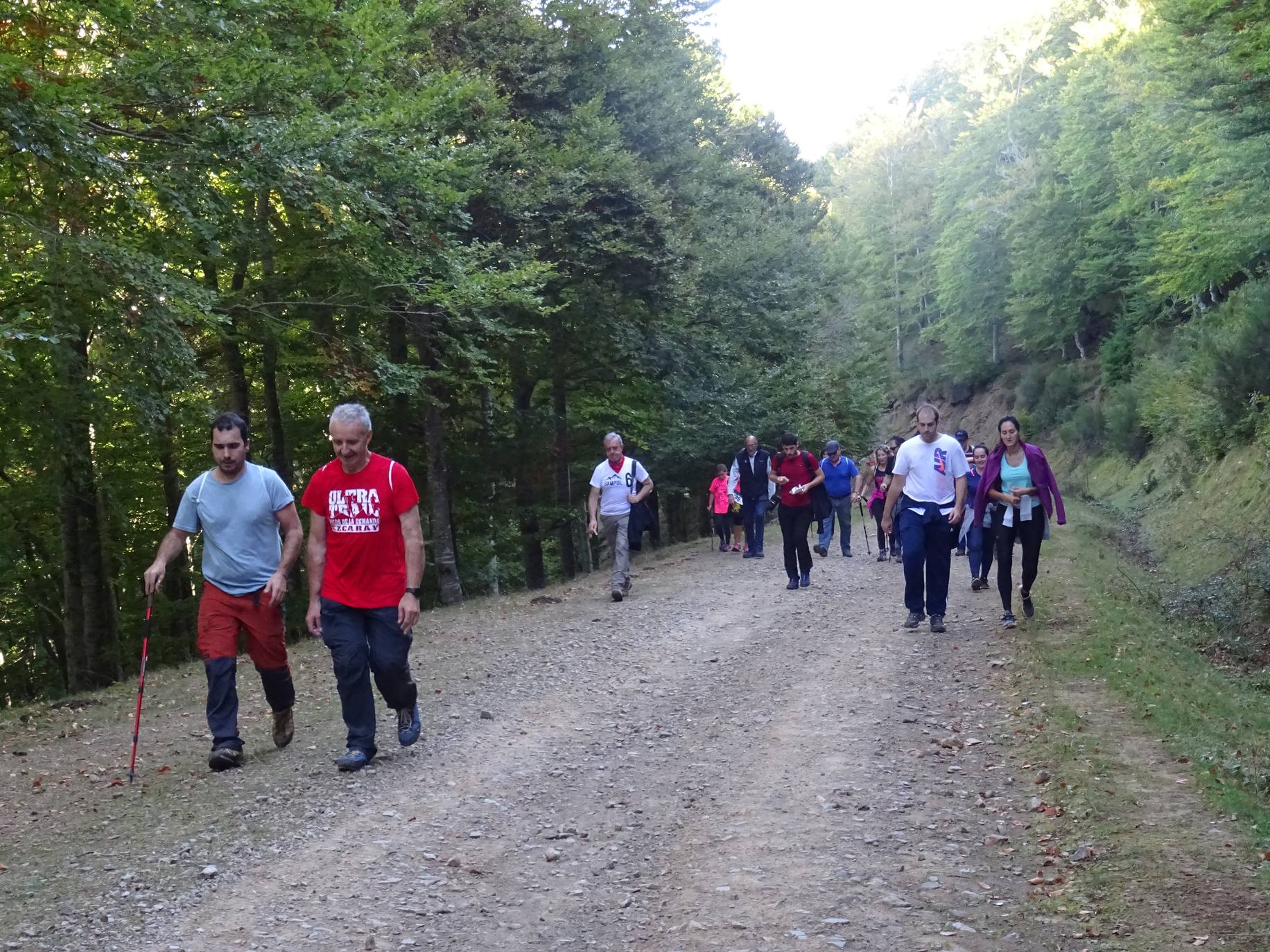 Marcha 'Caminando, ¡por la vida! celebrada en Ezcaray