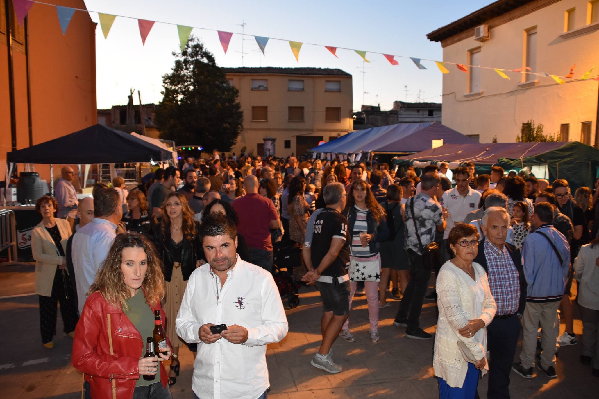 La música suena en el casco antiguo de Calahorra