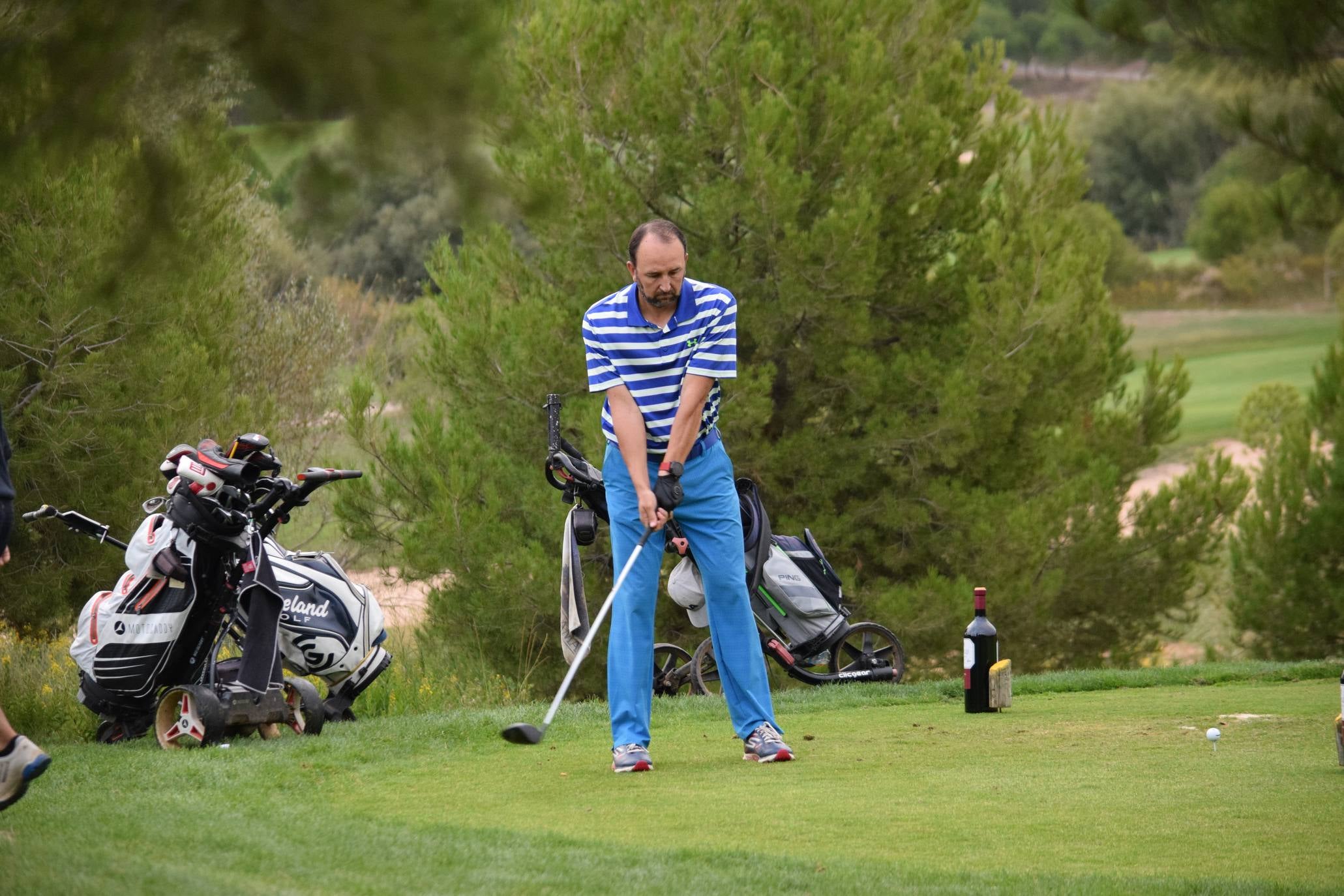 Jornada de juego del Torneo Marqués de Riscal, de la Liga de Golf y Vino, de lomejordelvinoderioja.com.