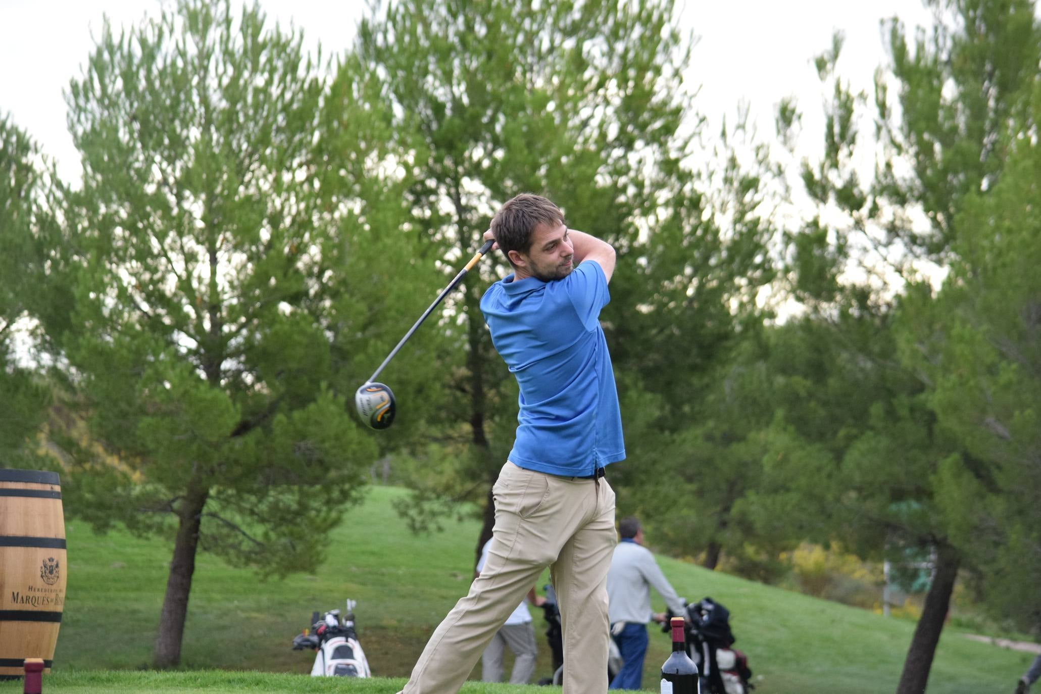 Jornada de juego del Torneo Marqués de Riscal, de la Liga de Golf y Vino, de lomejordelvinoderioja.com.