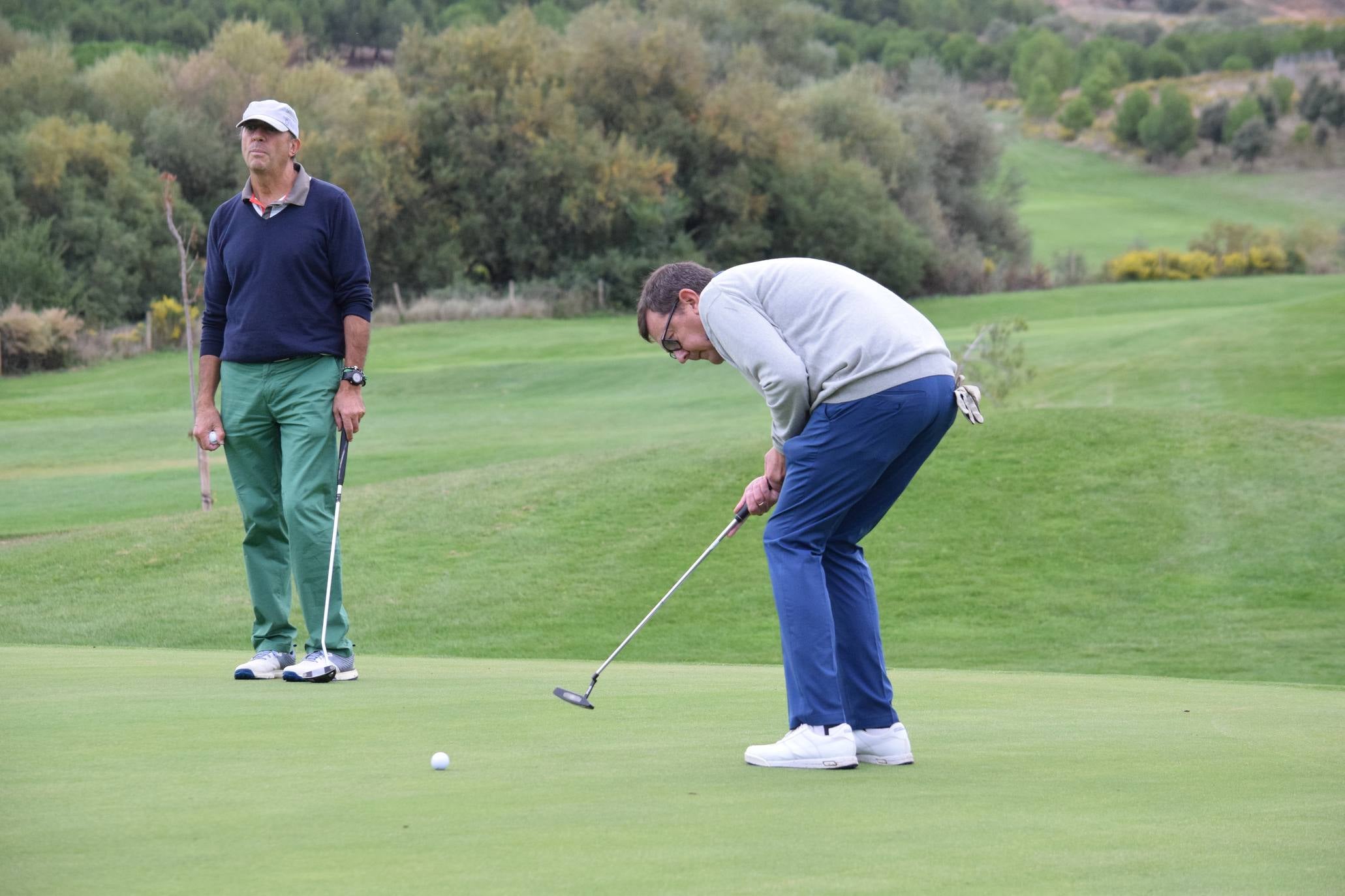 Jornada de juego del Torneo Marqués de Riscal, de la Liga de Golf y Vino, de lomejordelvinoderioja.com.
