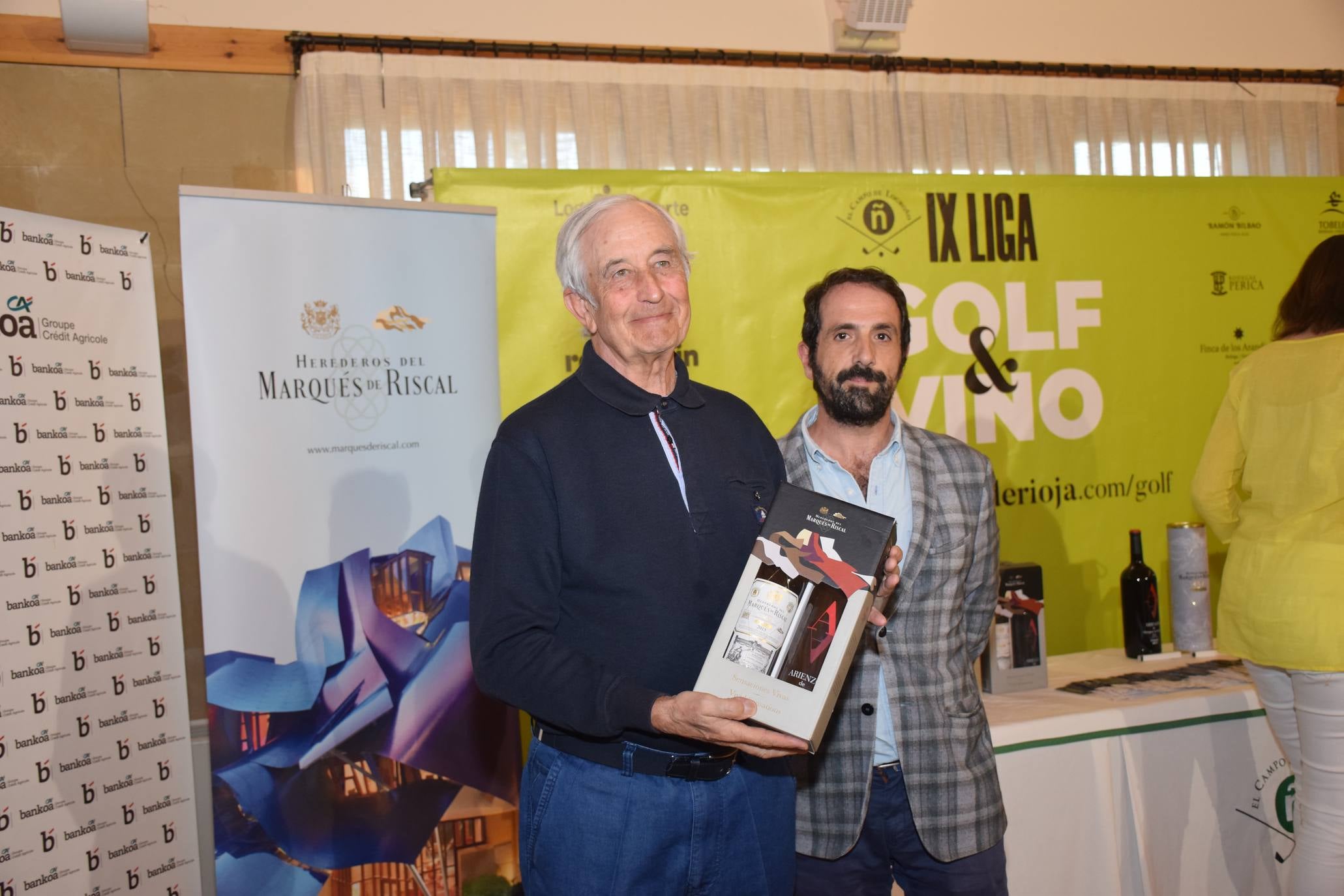 Entrega de premios del Torneo Marqués de Riscal, de la Liga de Golf y Vino de lomejordelvinoderioja.com. 