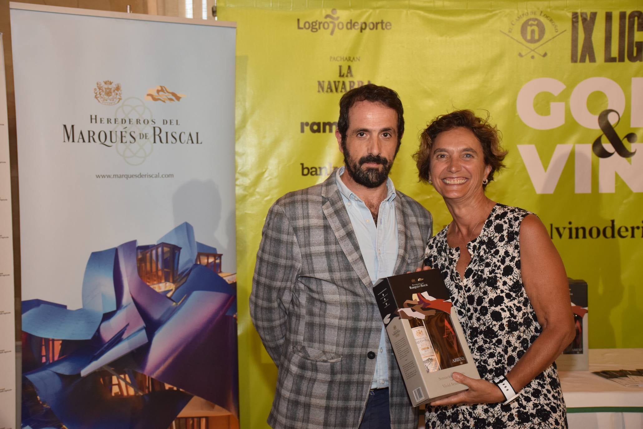 Entrega de premios del Torneo Marqués de Riscal, de la Liga de Golf y Vino de lomejordelvinoderioja.com. 