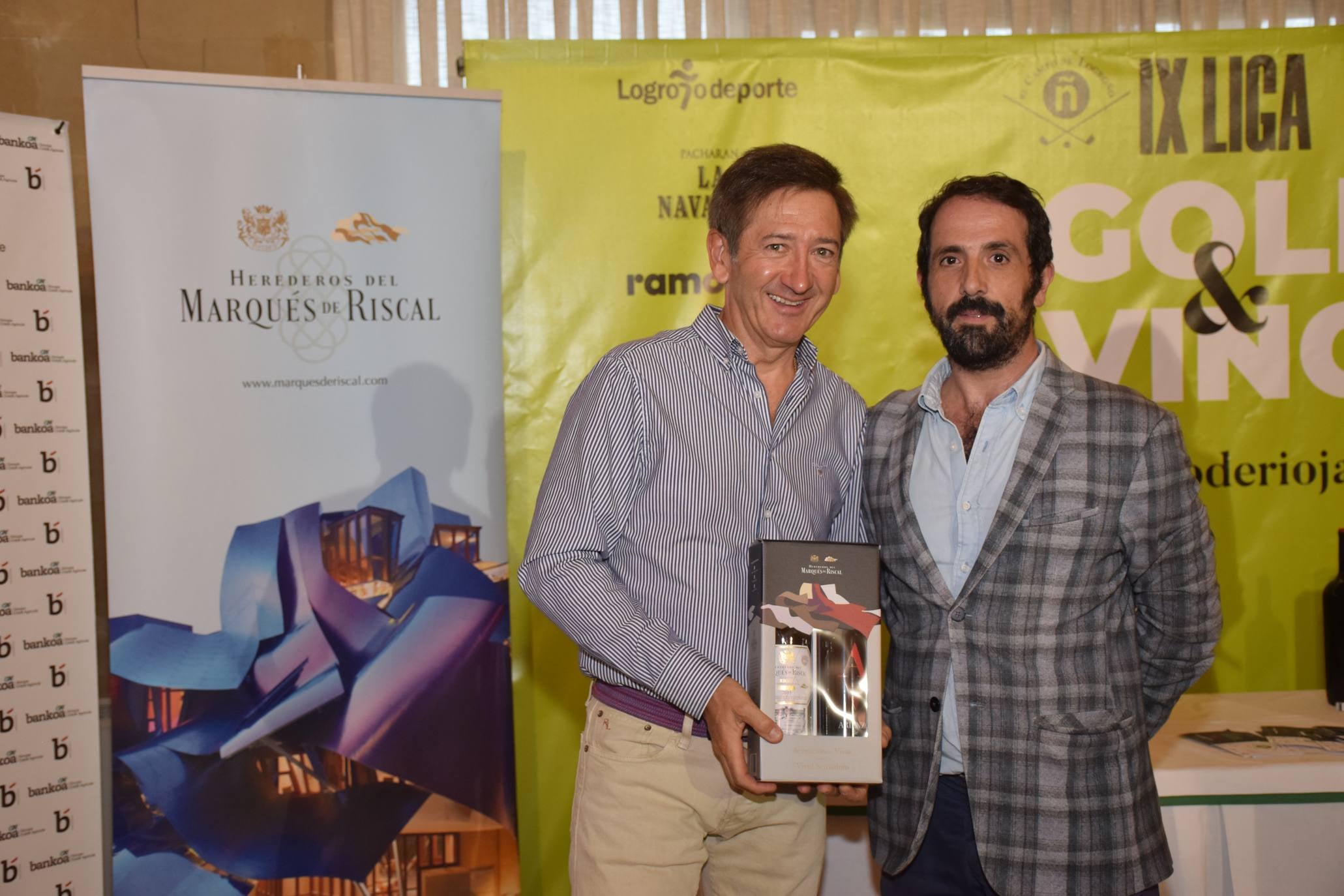 Entrega de premios del Torneo Marqués de Riscal, de la Liga de Golf y Vino de lomejordelvinoderioja.com. 