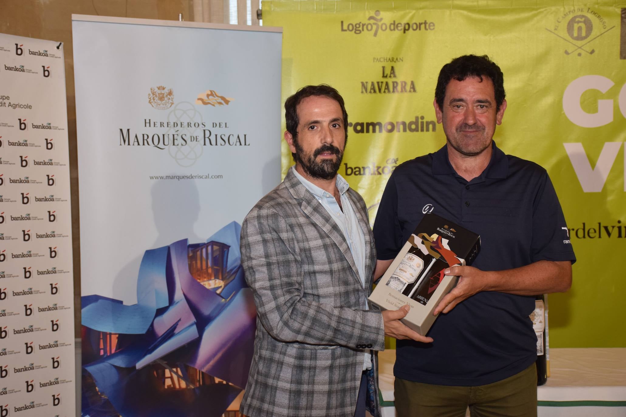 Entrega de premios del Torneo Marqués de Riscal, de la Liga de Golf y Vino de lomejordelvinoderioja.com. 