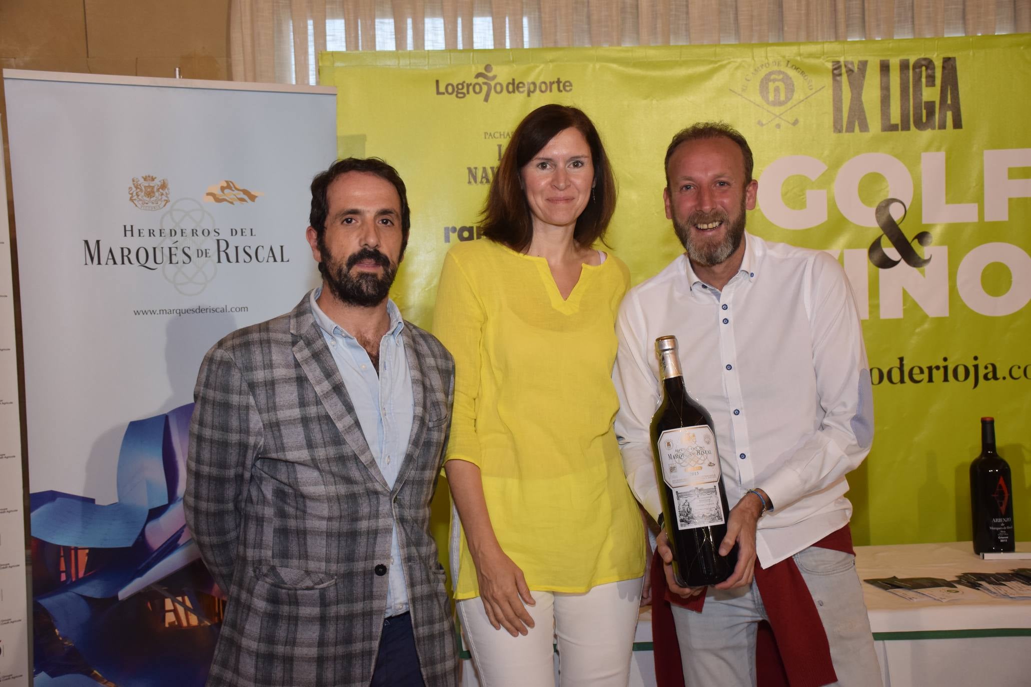 Entrega de premios del Torneo Marqués de Riscal, de la Liga de Golf y Vino de lomejordelvinoderioja.com. 