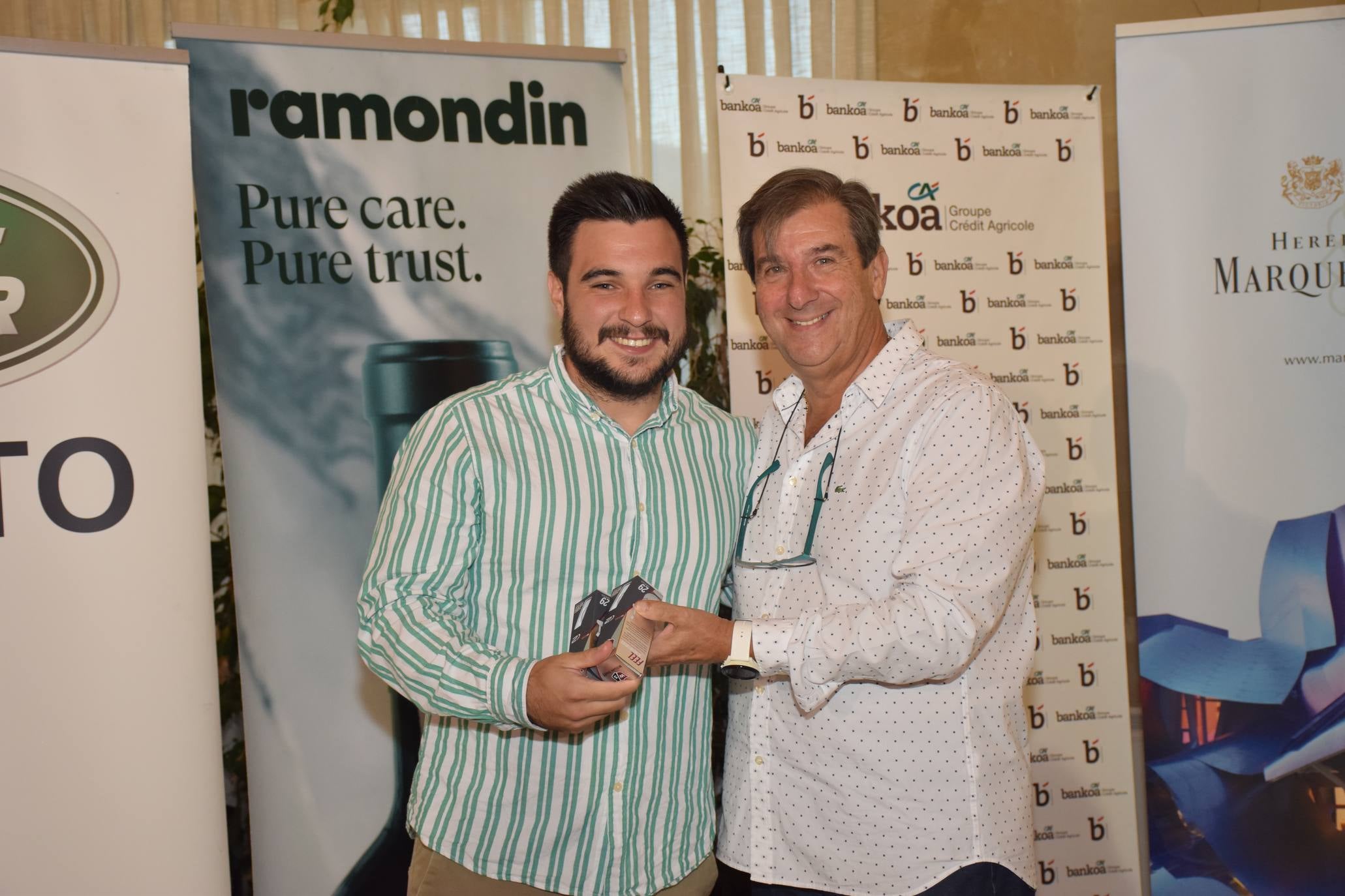 Entrega de premios del Torneo Marqués de Riscal, de la Liga de Golf y Vino de lomejordelvinoderioja.com. 