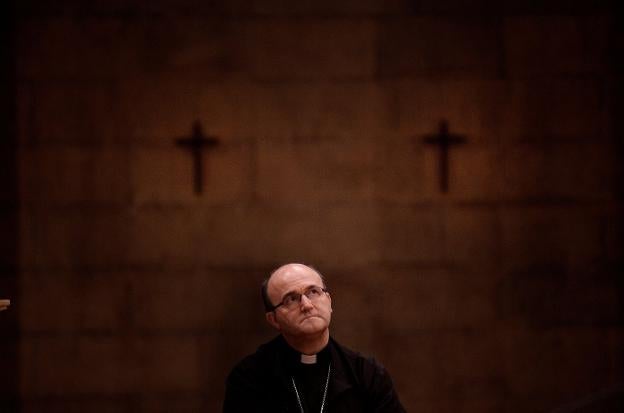 José Ignacio Munilla, obispo de San Sebastián. :: vicent west/reuters