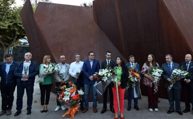 Homenaje a las víctimas del terrorismo celebrado el lunes, 7 de octubre.