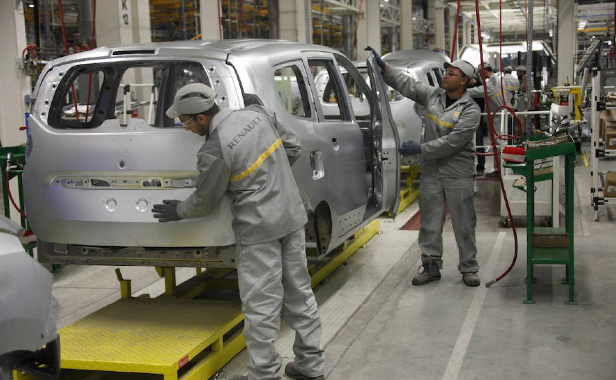 Fábrica de automóviles en Valladolid. 