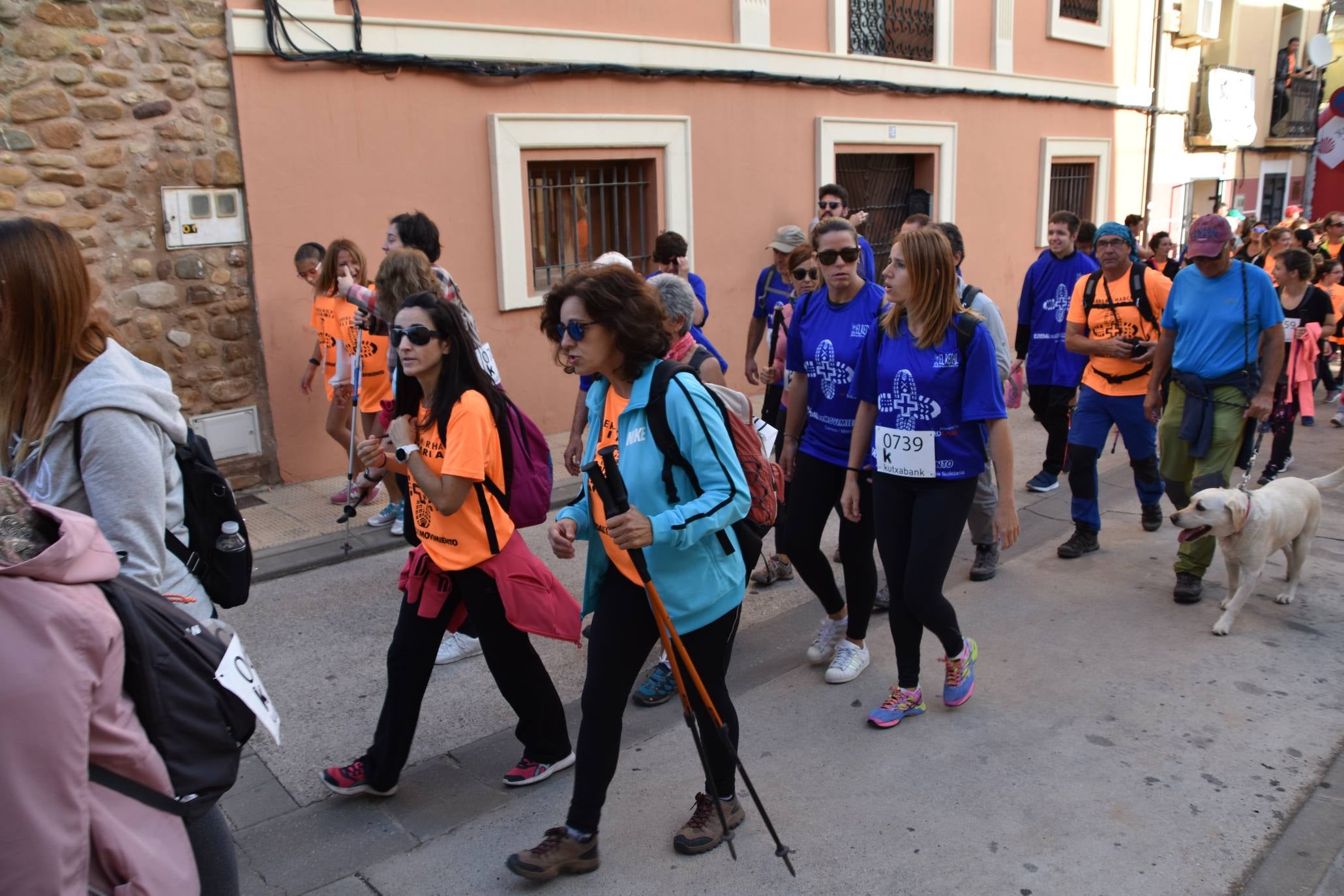 En total 821 hubo participantes entre las tres de los cuales la mayor parte, 658 personas, participaron en la marcha de 11.5 kilómetros por un circuito rural