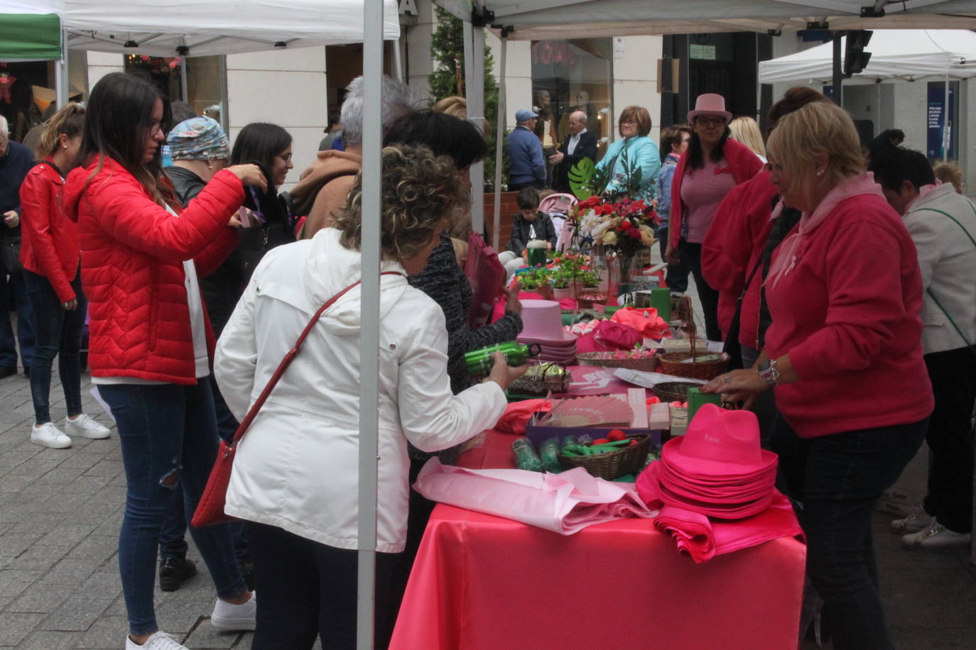 Arnedo se ha teñido de rosa en una mañana que ha reunido a público de todas las edades