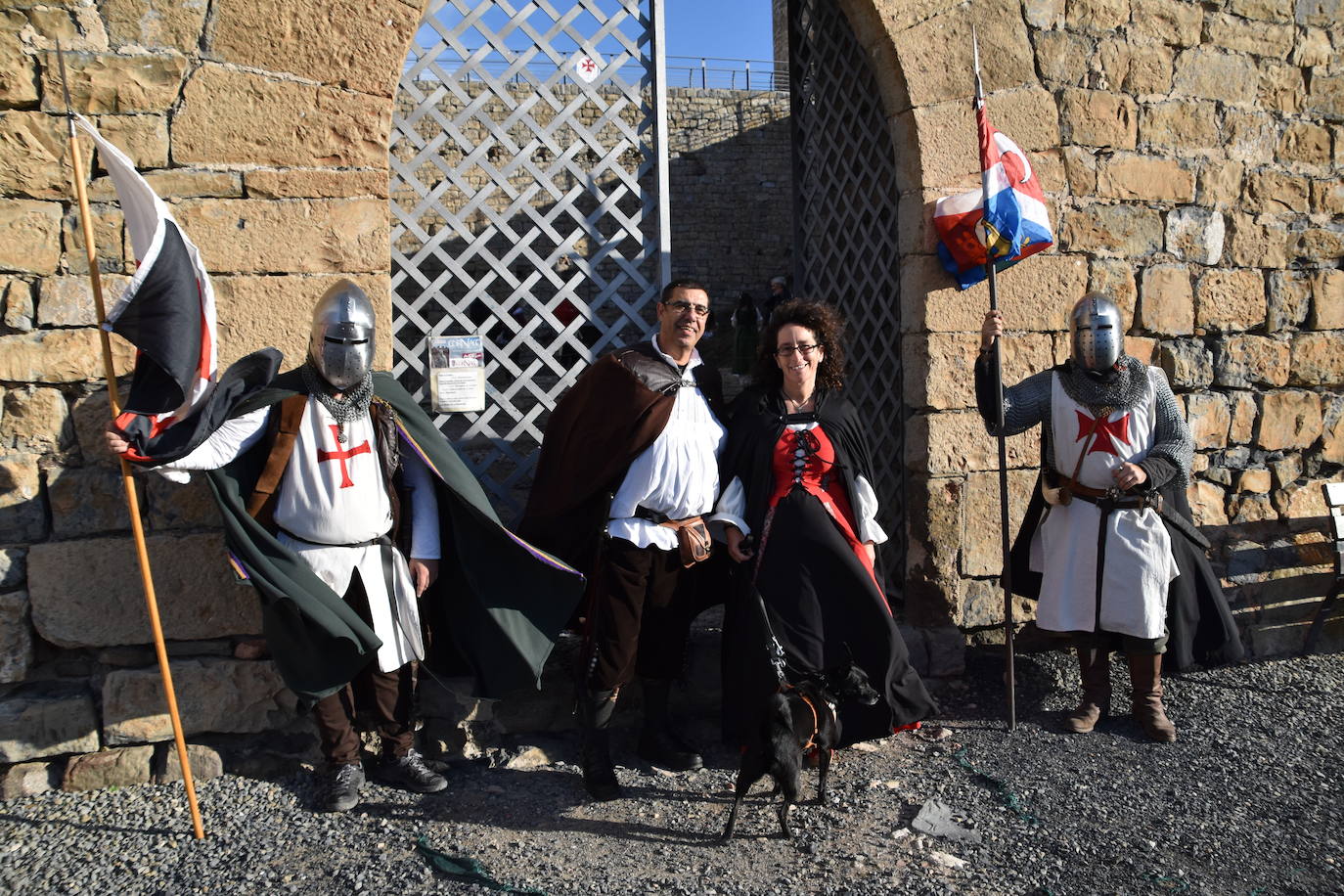 La inauguración de las XIV jornadas de artesanía medieval de Cornago, este sábado, fue un éxito