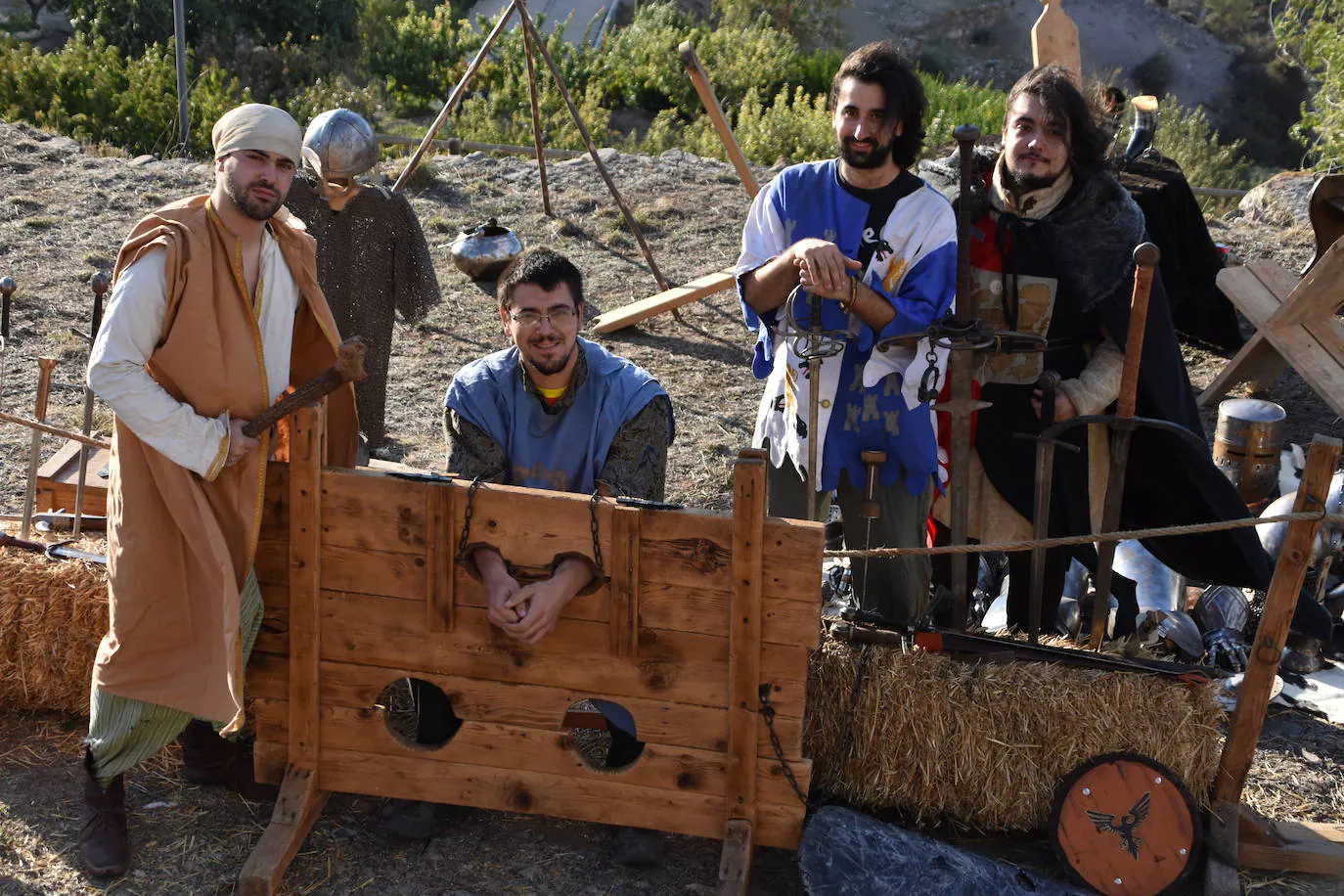 La inauguración de las XIV jornadas de artesanía medieval de Cornago, este sábado, fue un éxito