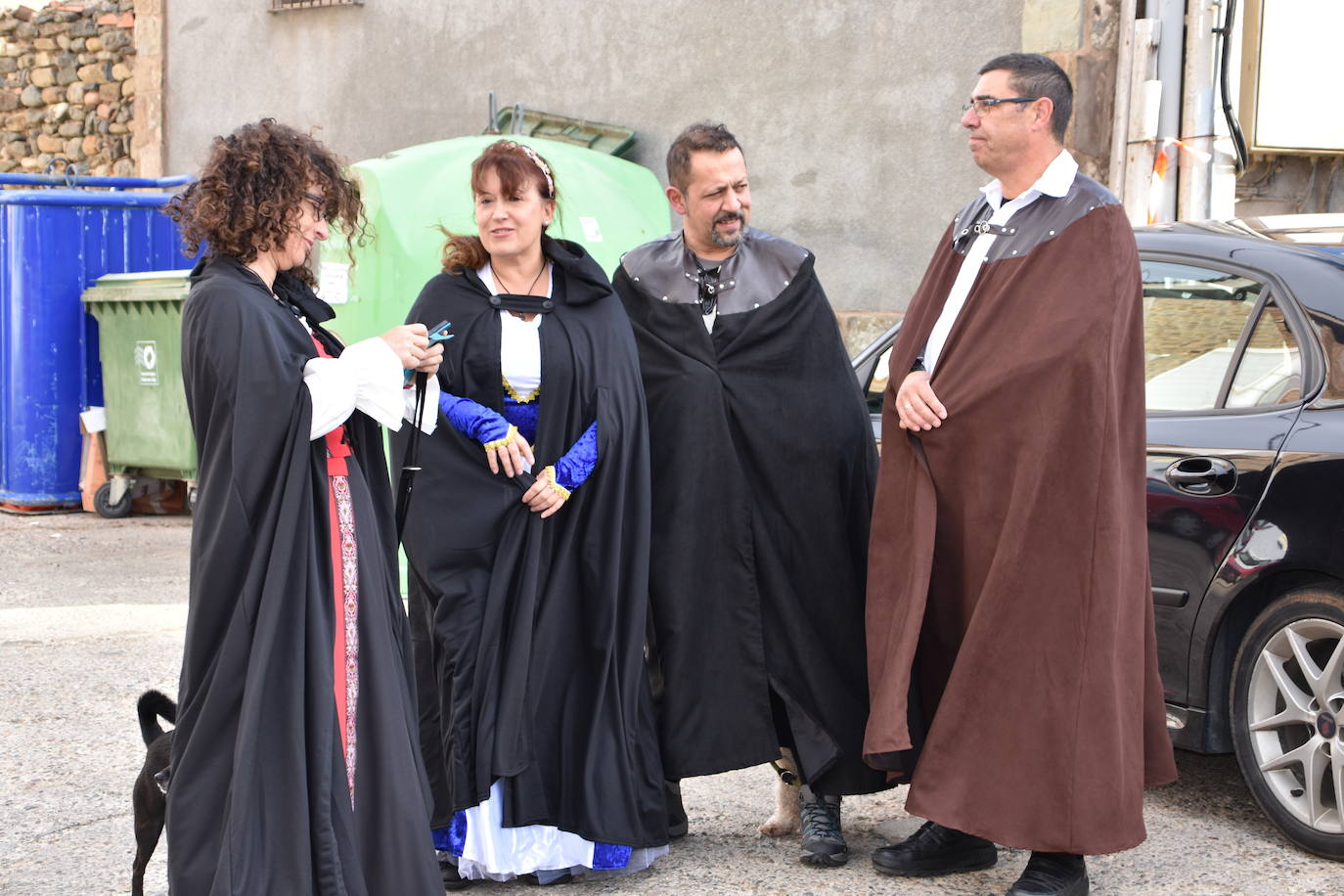 La inauguración de las XIV jornadas de artesanía medieval de Cornago, este sábado, fue un éxito