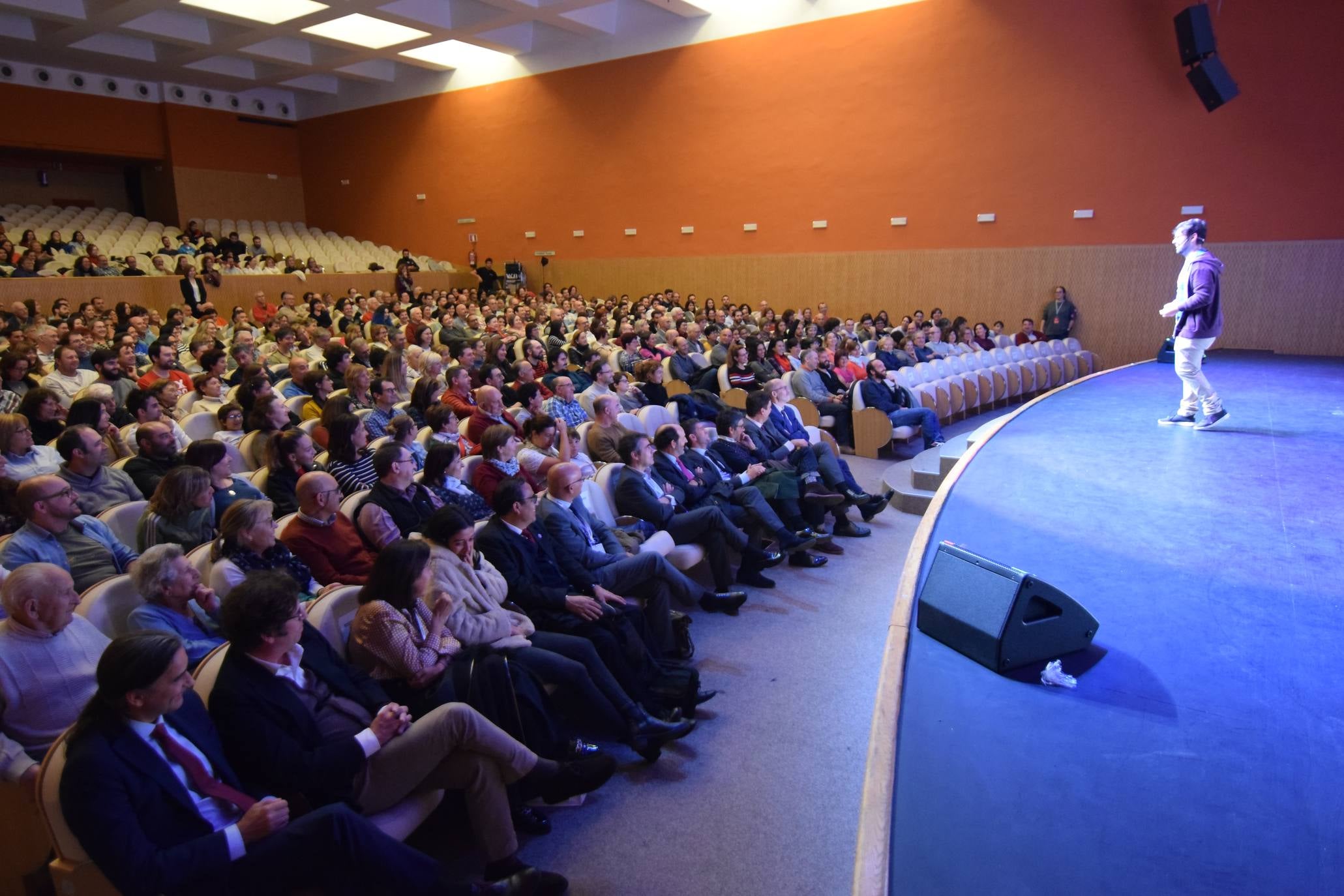 Fotos: Monólogo de Ricardo Moure en las jornadas Futuro en Español