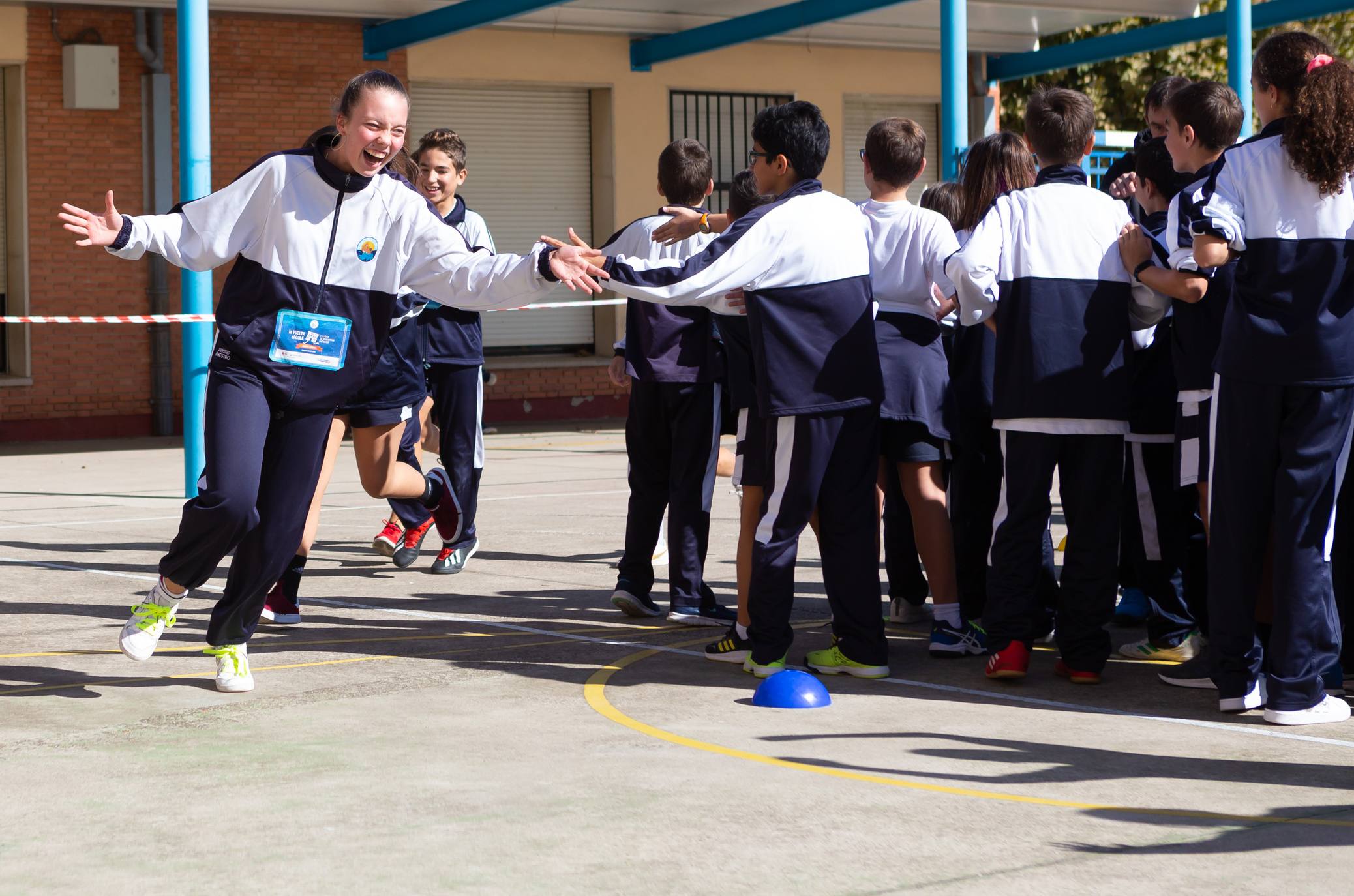 El centro logroñés ha participado en la iniciativa 'La vuelta al cole'