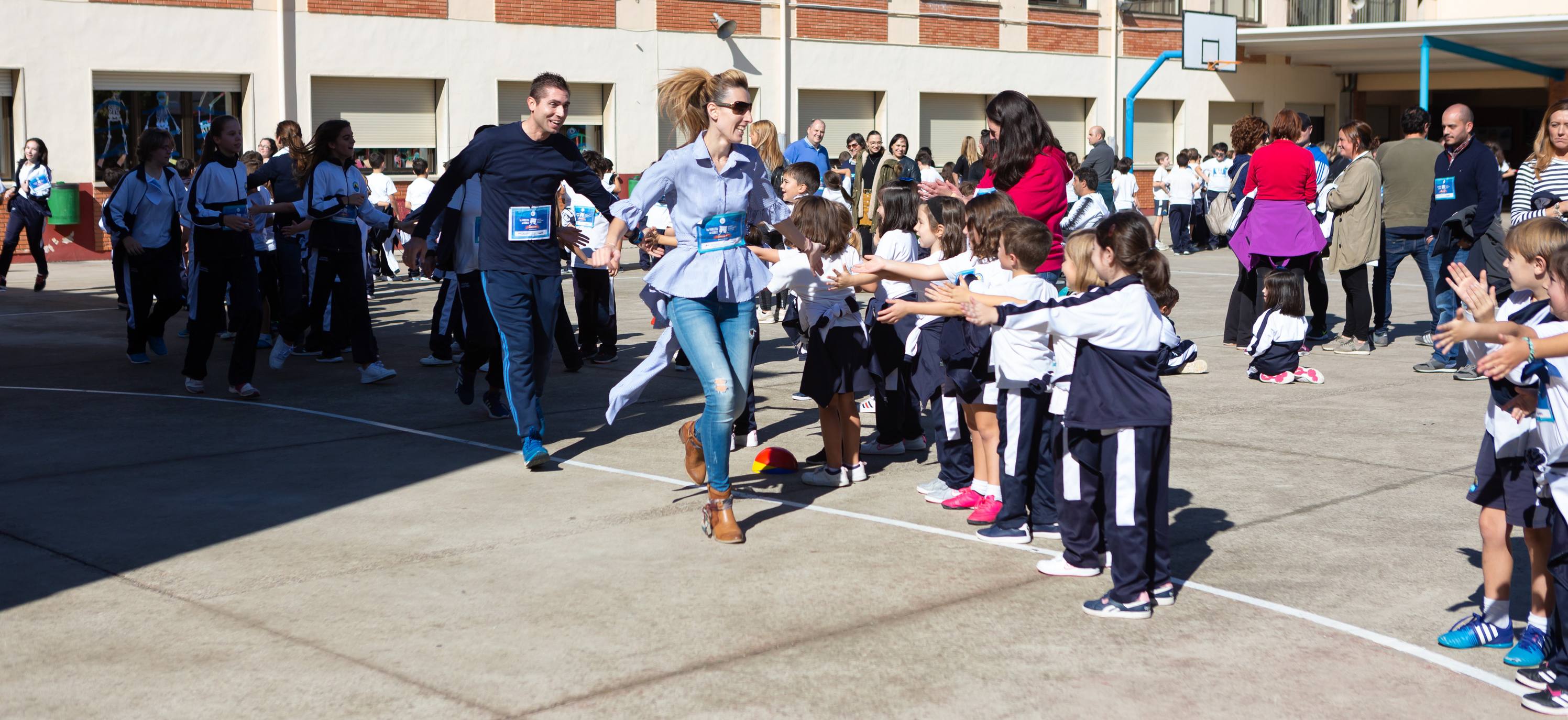 El centro logroñés ha participado en la iniciativa 'La vuelta al cole'