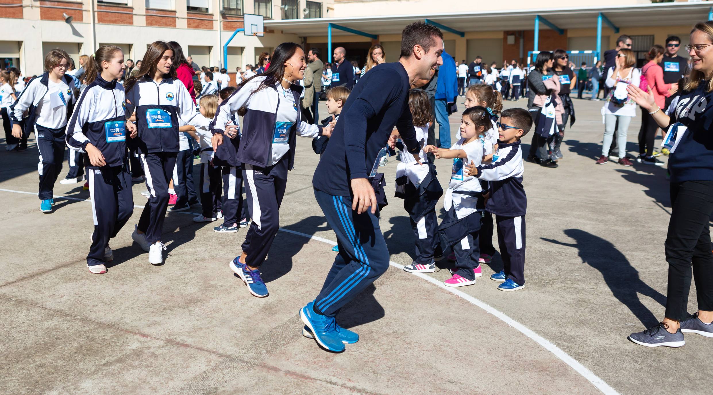 El centro logroñés ha participado en la iniciativa 'La vuelta al cole'