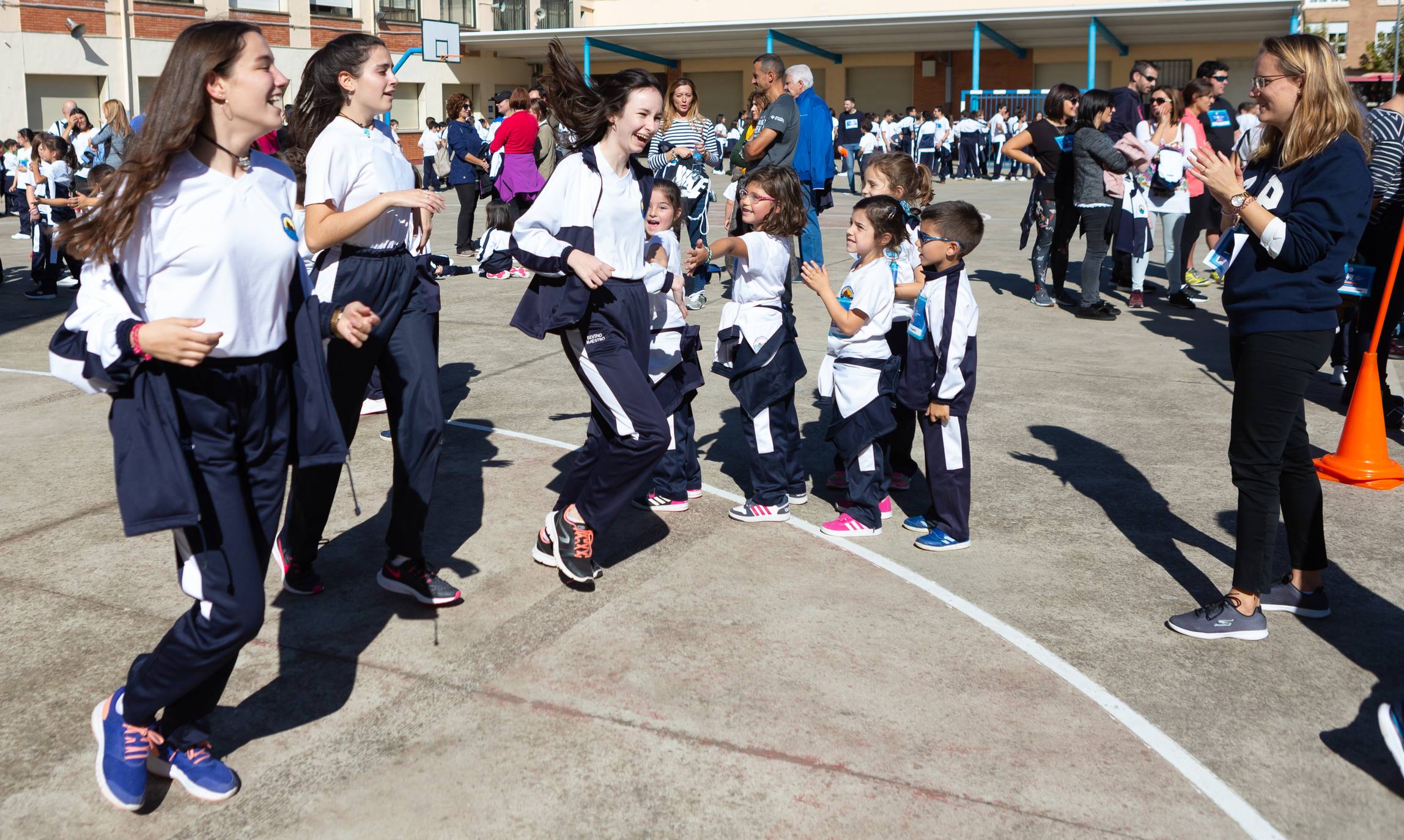 El centro logroñés ha participado en la iniciativa 'La vuelta al cole'