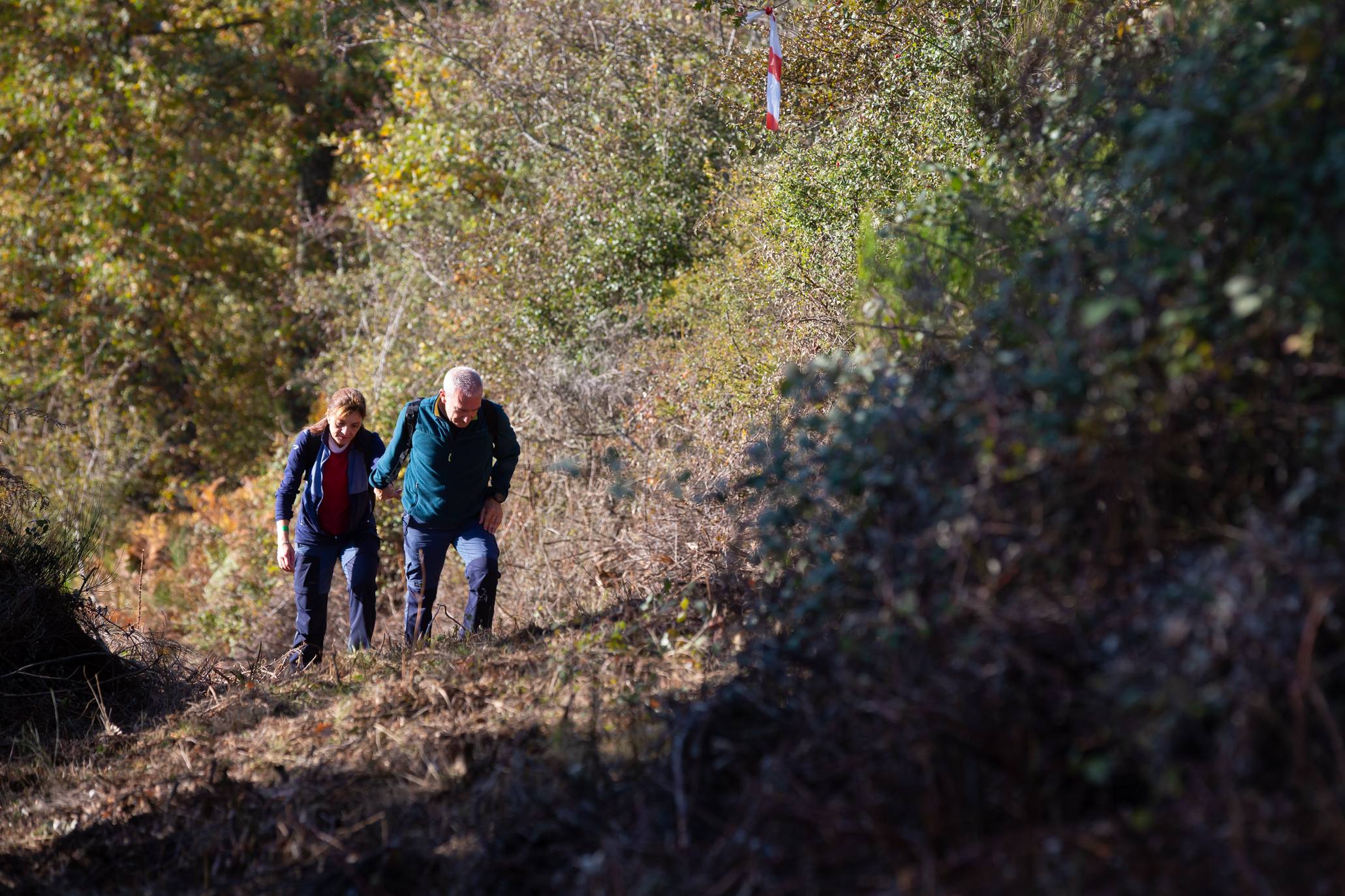 La marcha otoñal ha reunido a 450 senderistas 