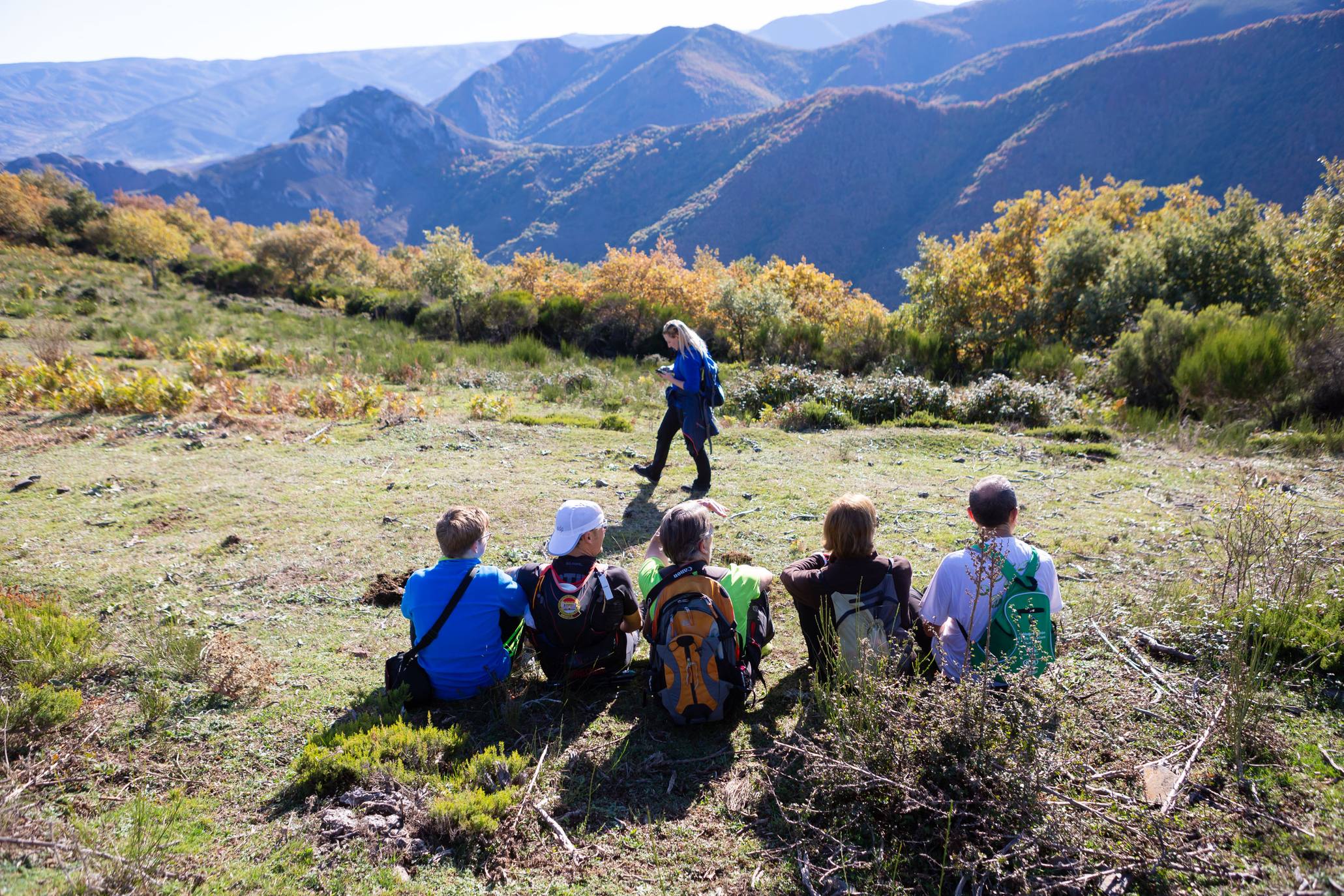 La marcha otoñal ha reunido a 450 senderistas 