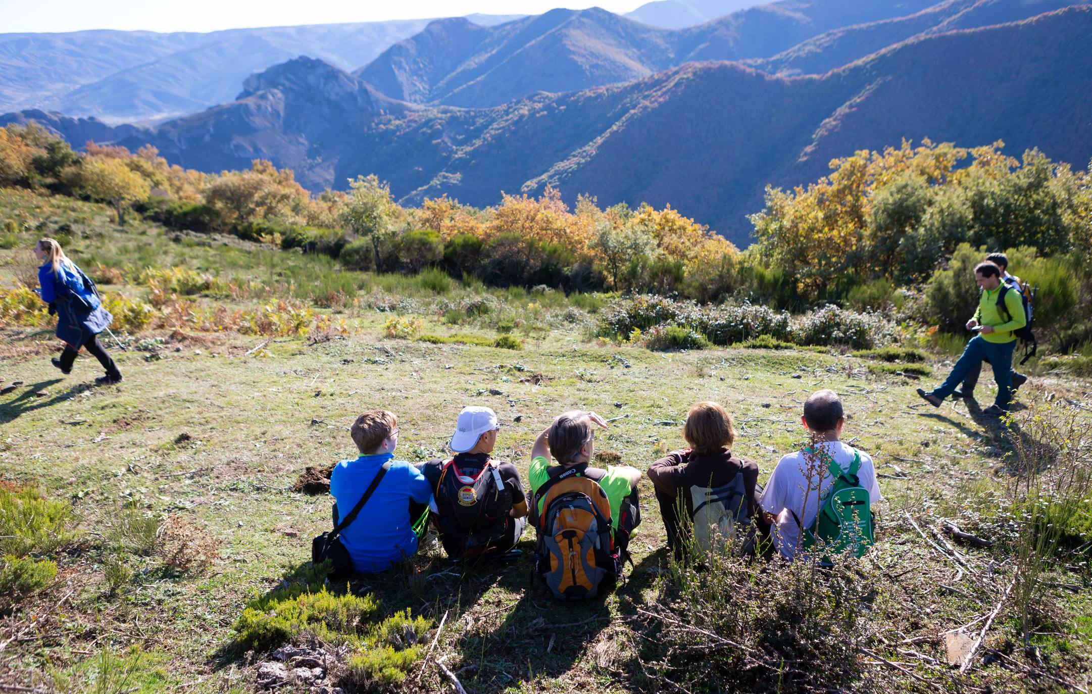 La marcha otoñal ha reunido a 450 senderistas 