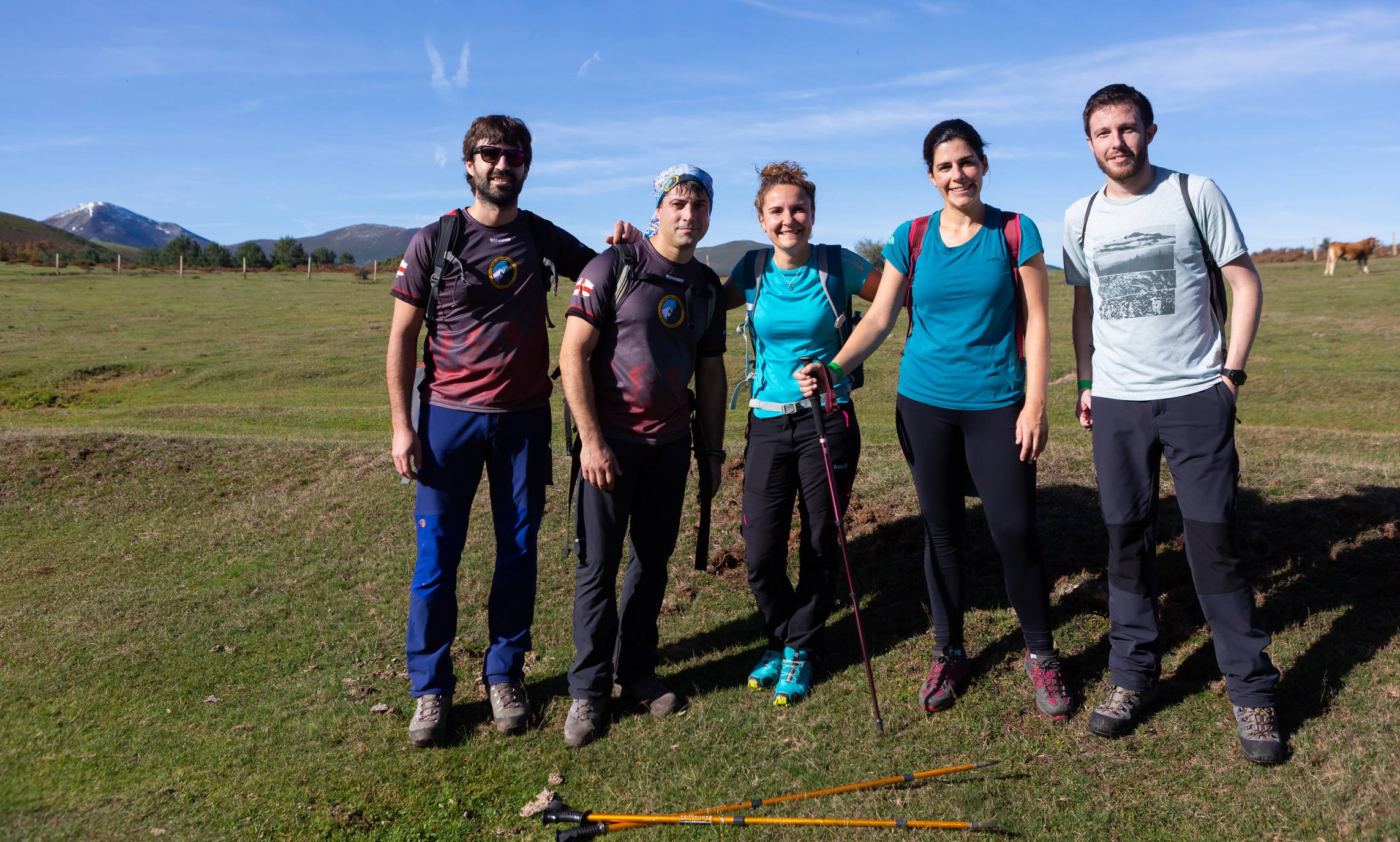 La marcha otoñal ha reunido a 450 senderistas 