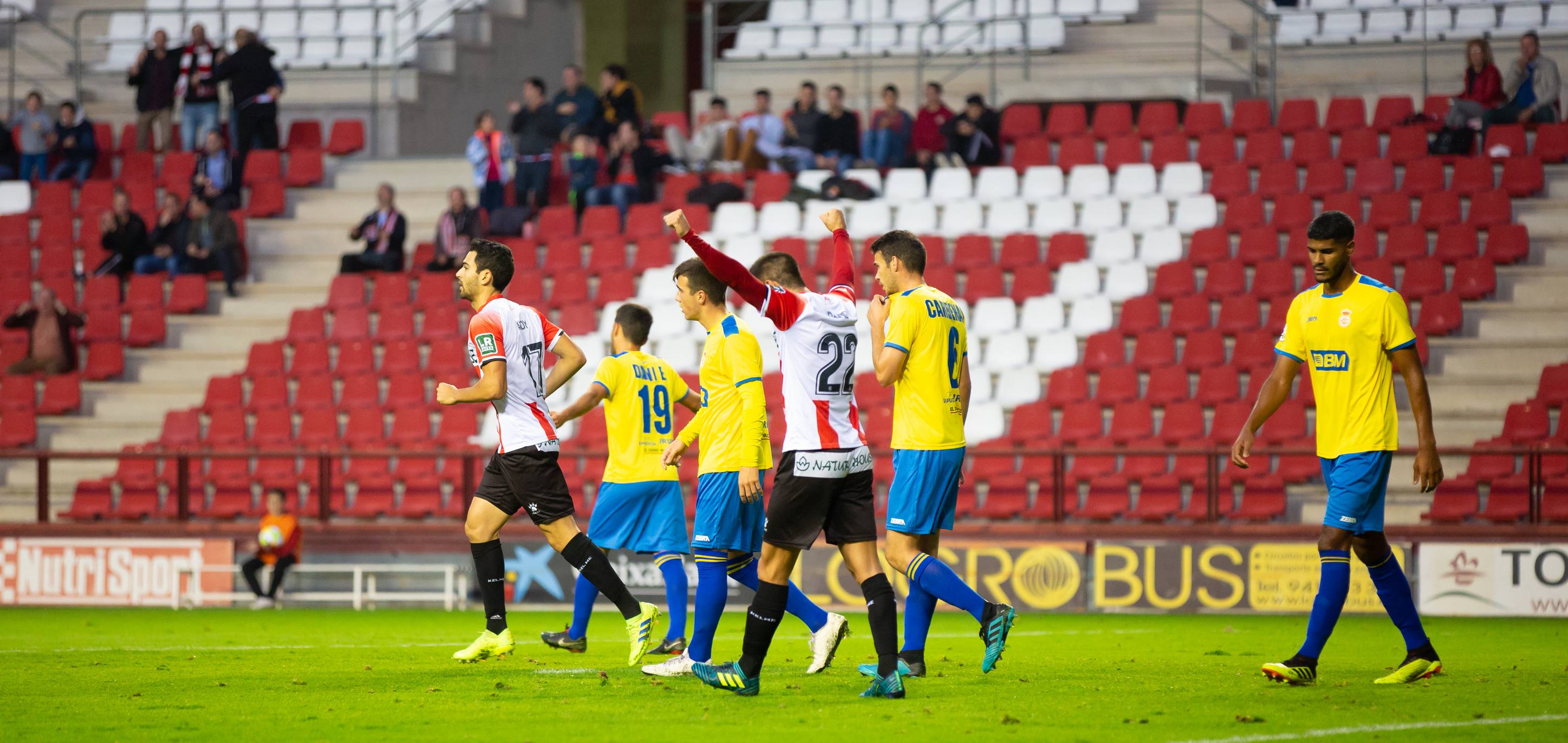 Los blanquirrojos han vencido al Real Unión en Las Gaunas. 