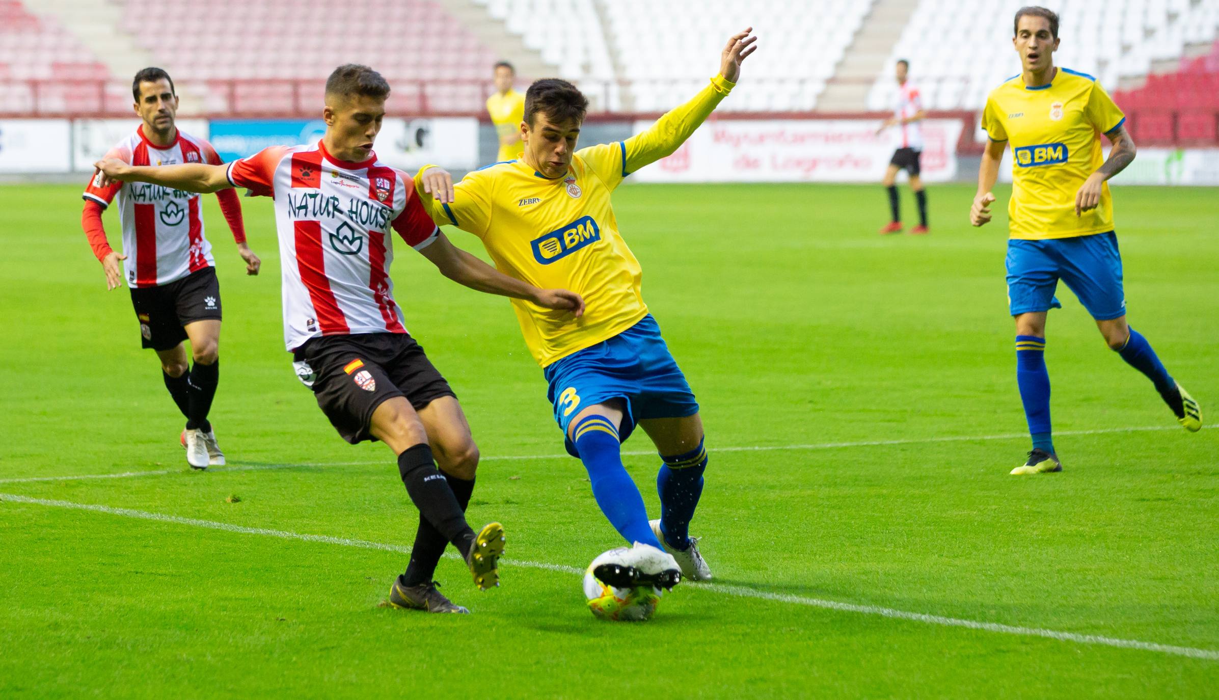 Los blanquirrojos han vencido al Real Unión en Las Gaunas. 