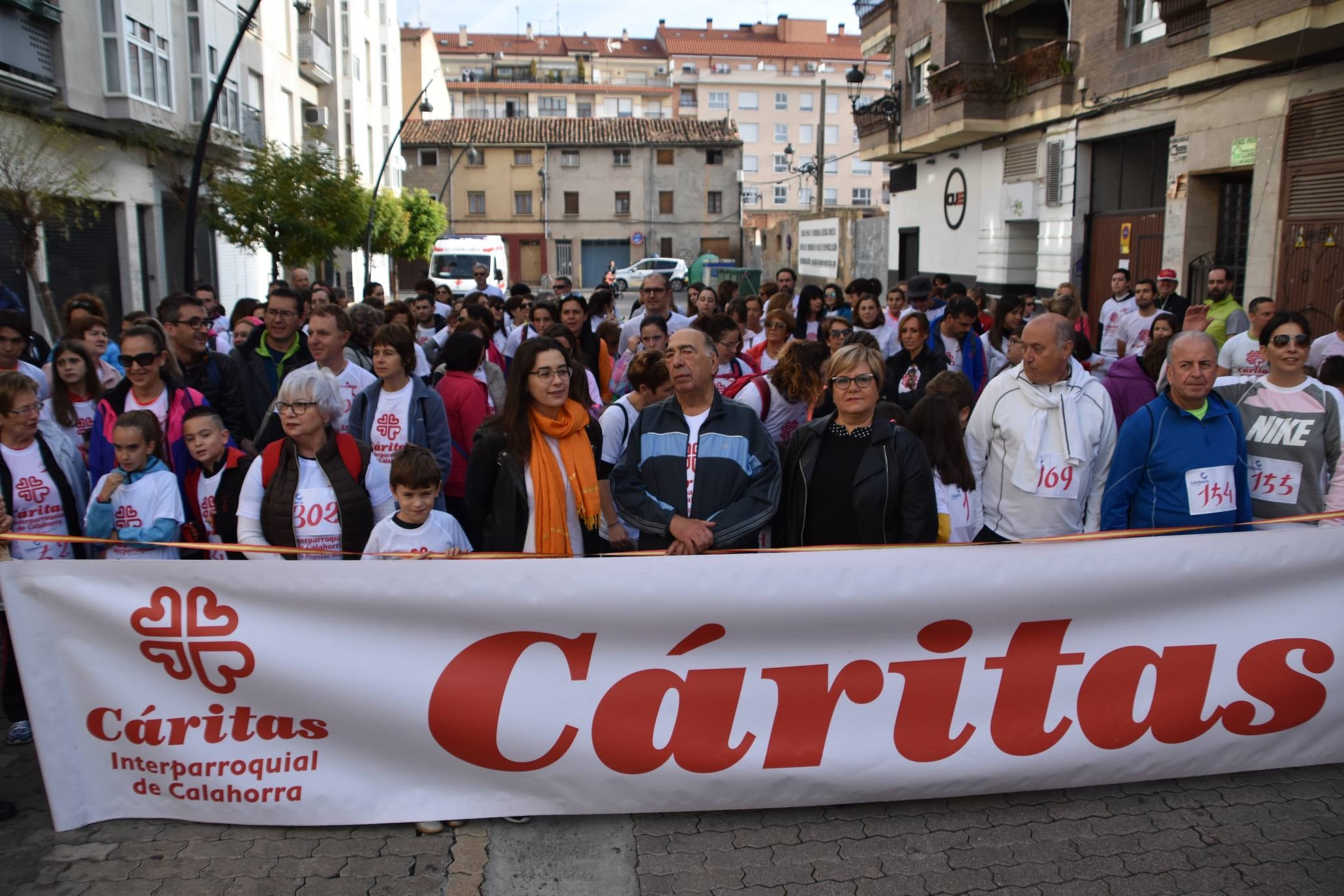 343 personas participaron en la marcha