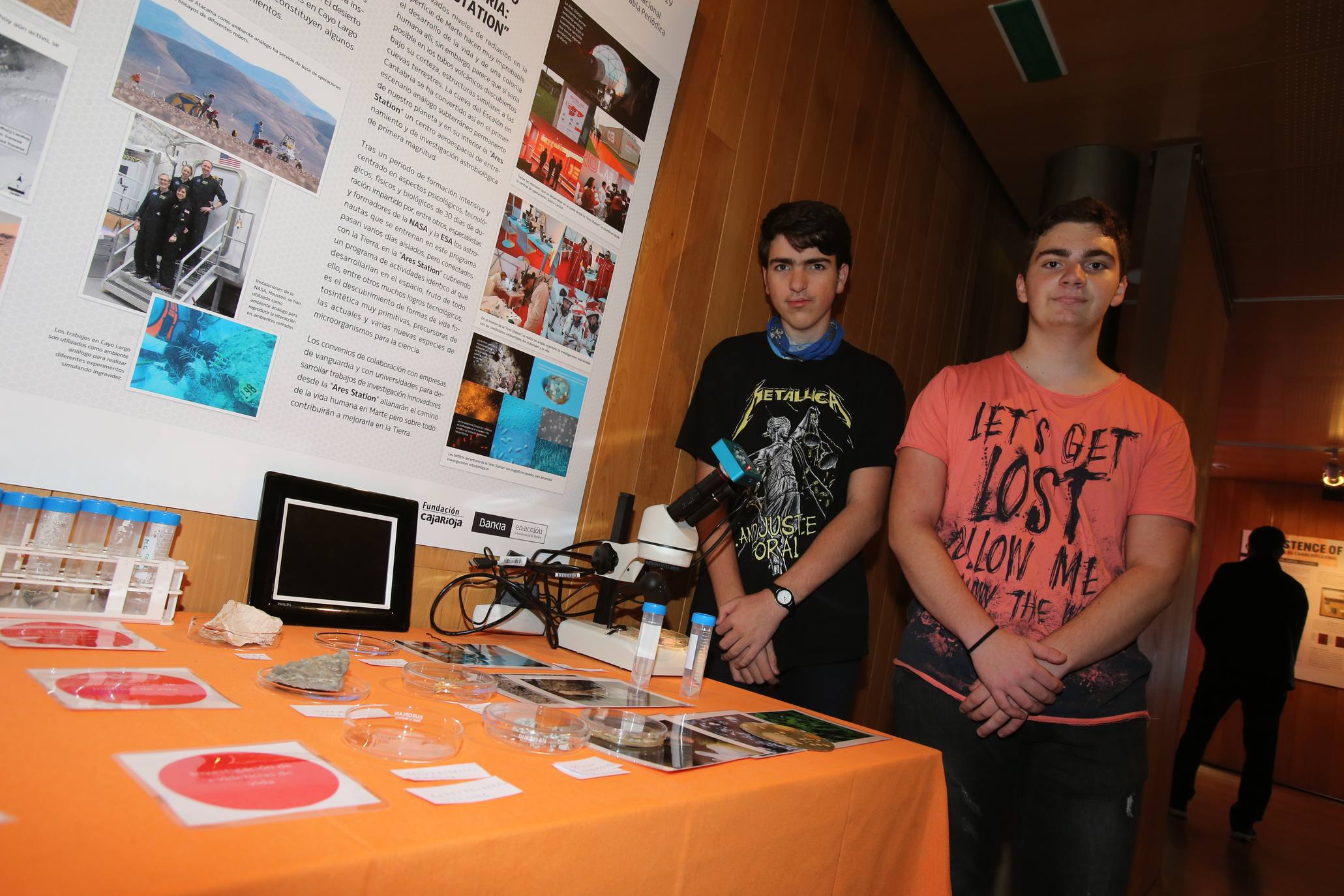 El programa para la difusión de la ciencia y la tecnología de La Rioja cuenta este año con dos exposiciones la primera inaugurada esta mañana