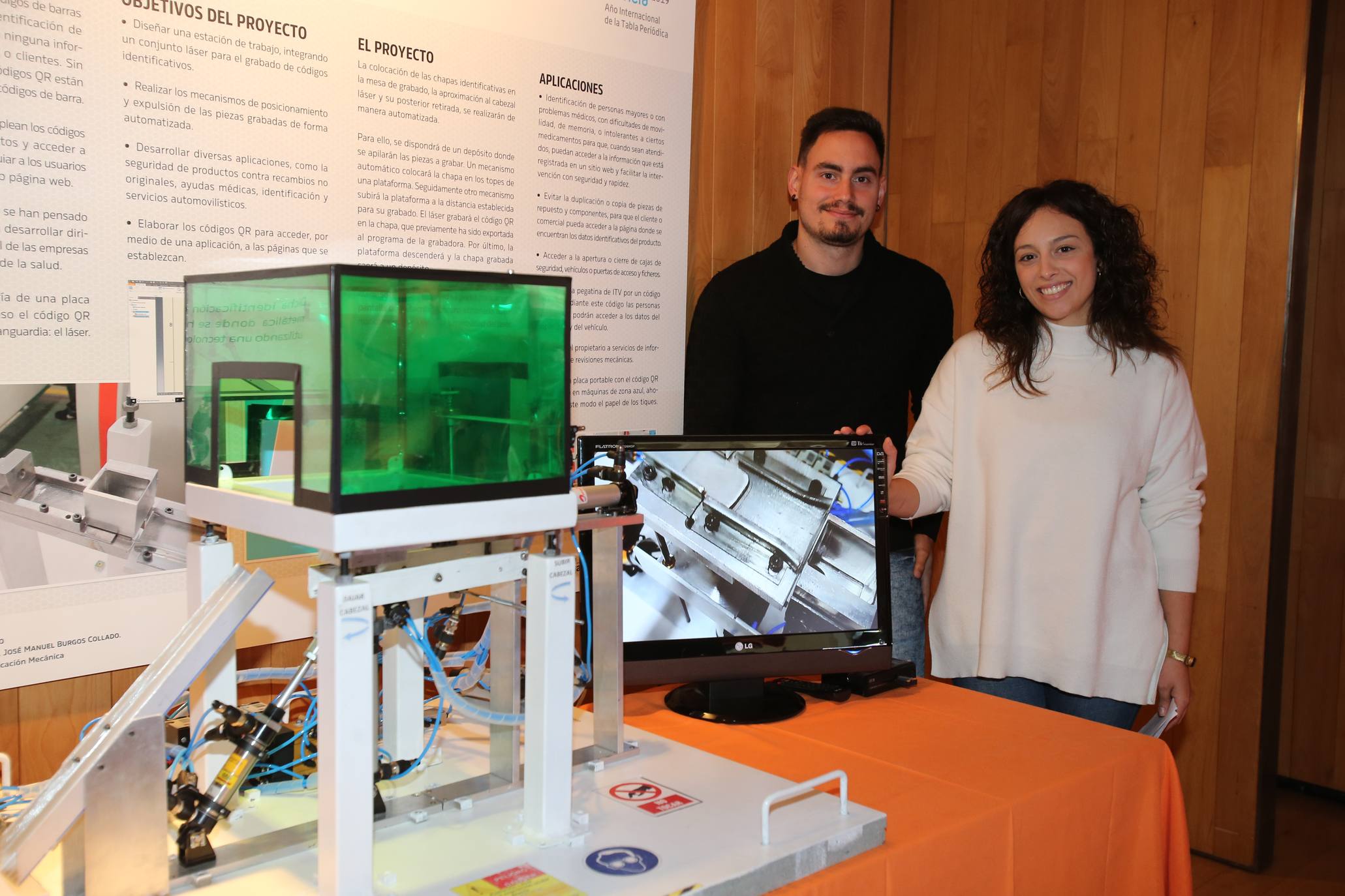 El programa para la difusión de la ciencia y la tecnología de La Rioja cuenta este año con dos exposiciones la primera inaugurada esta mañana