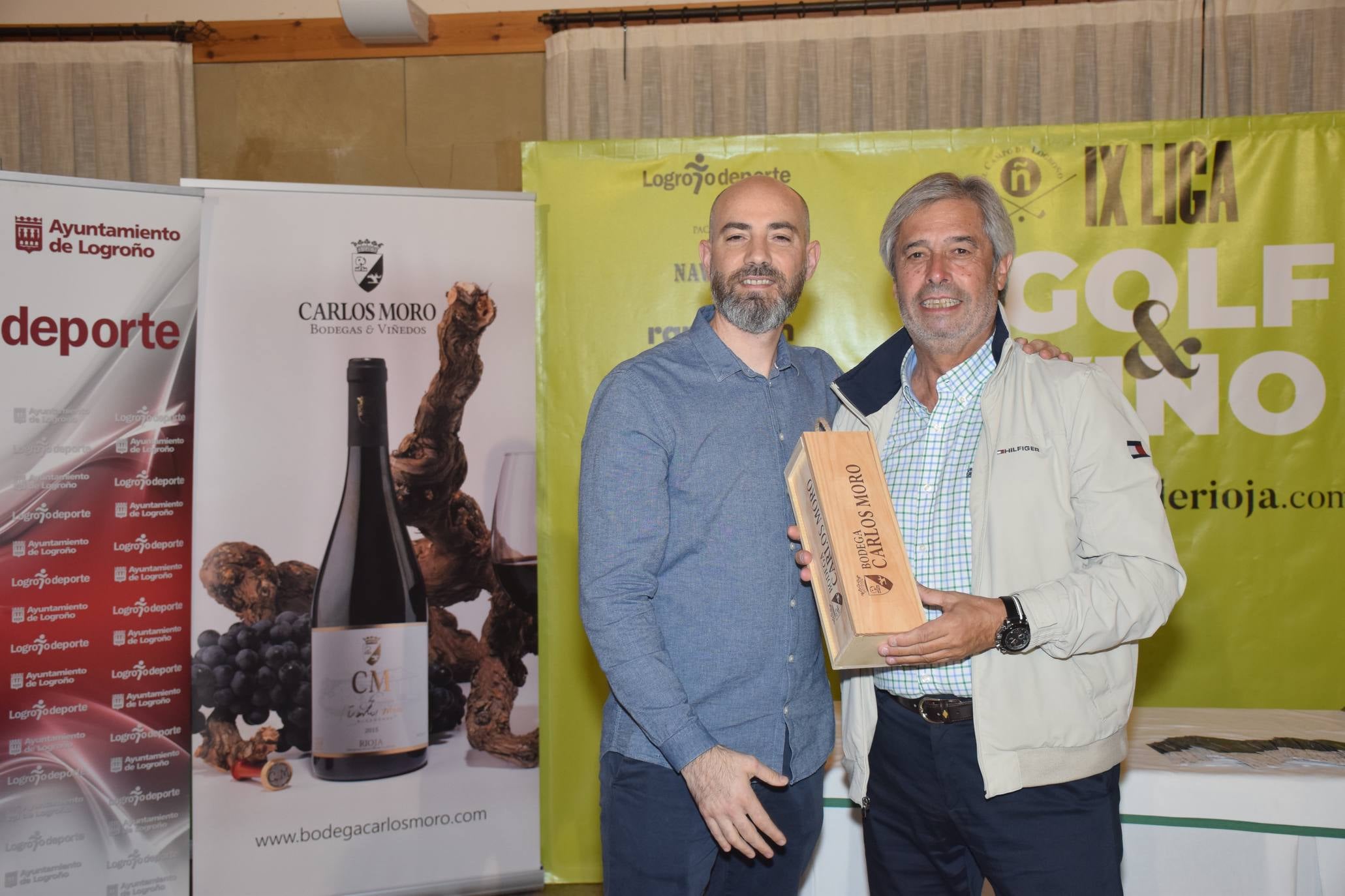 Entrega de premios del Torneo Carlos Moro, de la Liga de Golf y Vino.