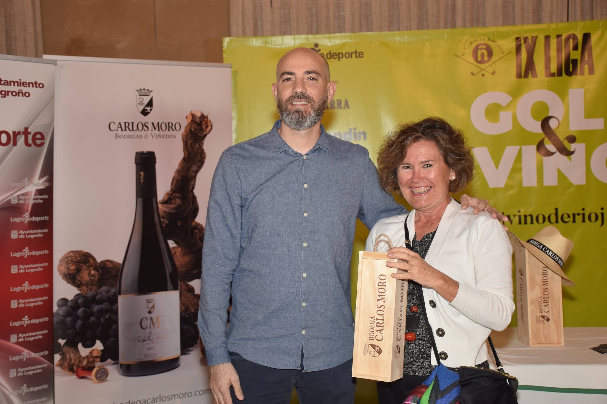 Entrega de premios del Torneo Carlos Moro, de la Liga de Golf y Vino.