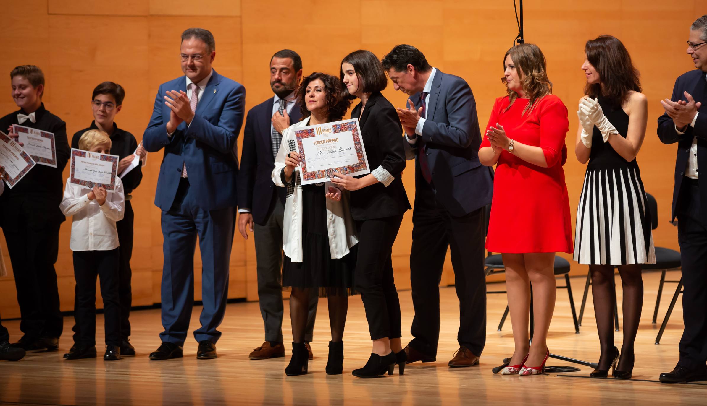 Este miércoles ha tenido lugar en el Riojafórum el festival de piano donde se galardonó a los pianistas vencedores de las diferentes categorías. Una jornada lúdica donde se interpretaron algunas de las piezas más conocidas del género musical