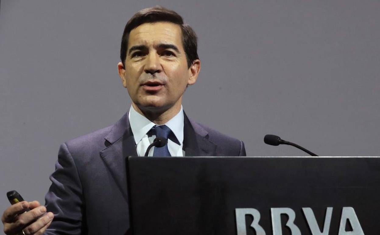 El presidente de BBVA, Carlos Torres. 