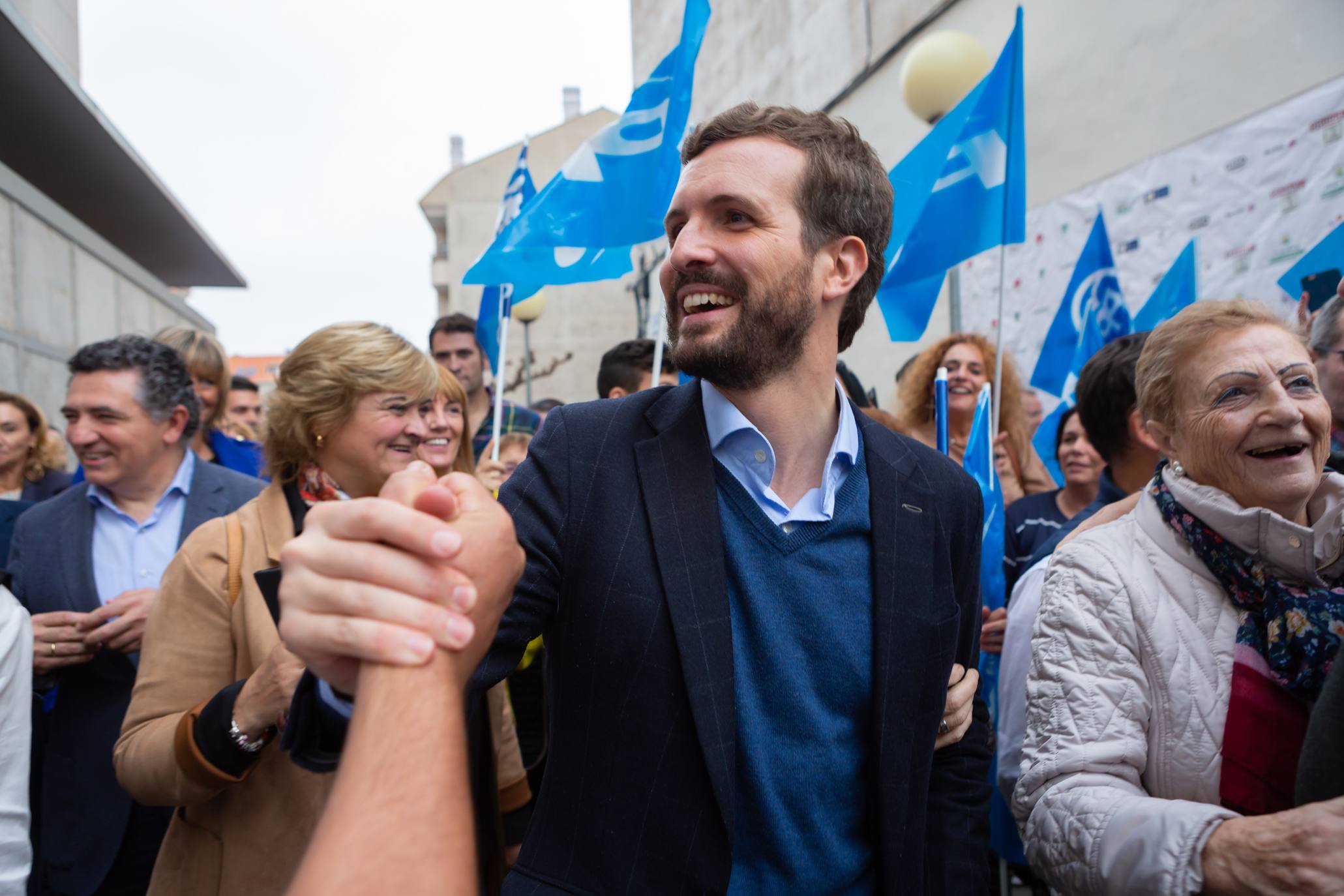 El líder del Partido Popular ha visitado la localidad catona.