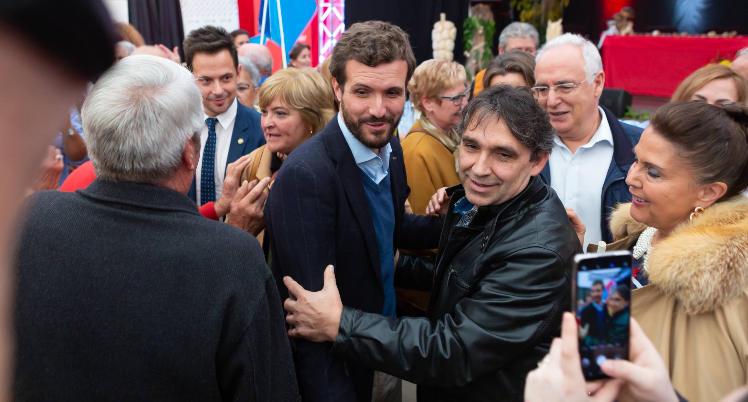 El líder del Partido Popular ha visitado la localidad catona.