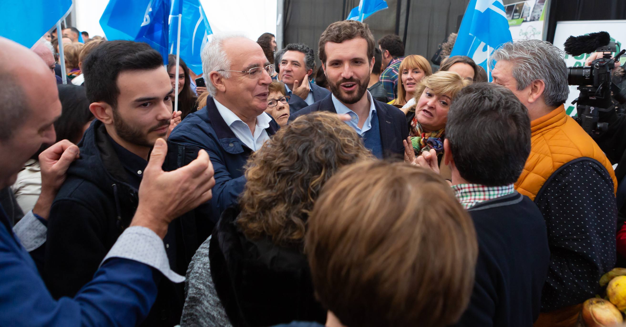 El líder del Partido Popular ha visitado la localidad catona.