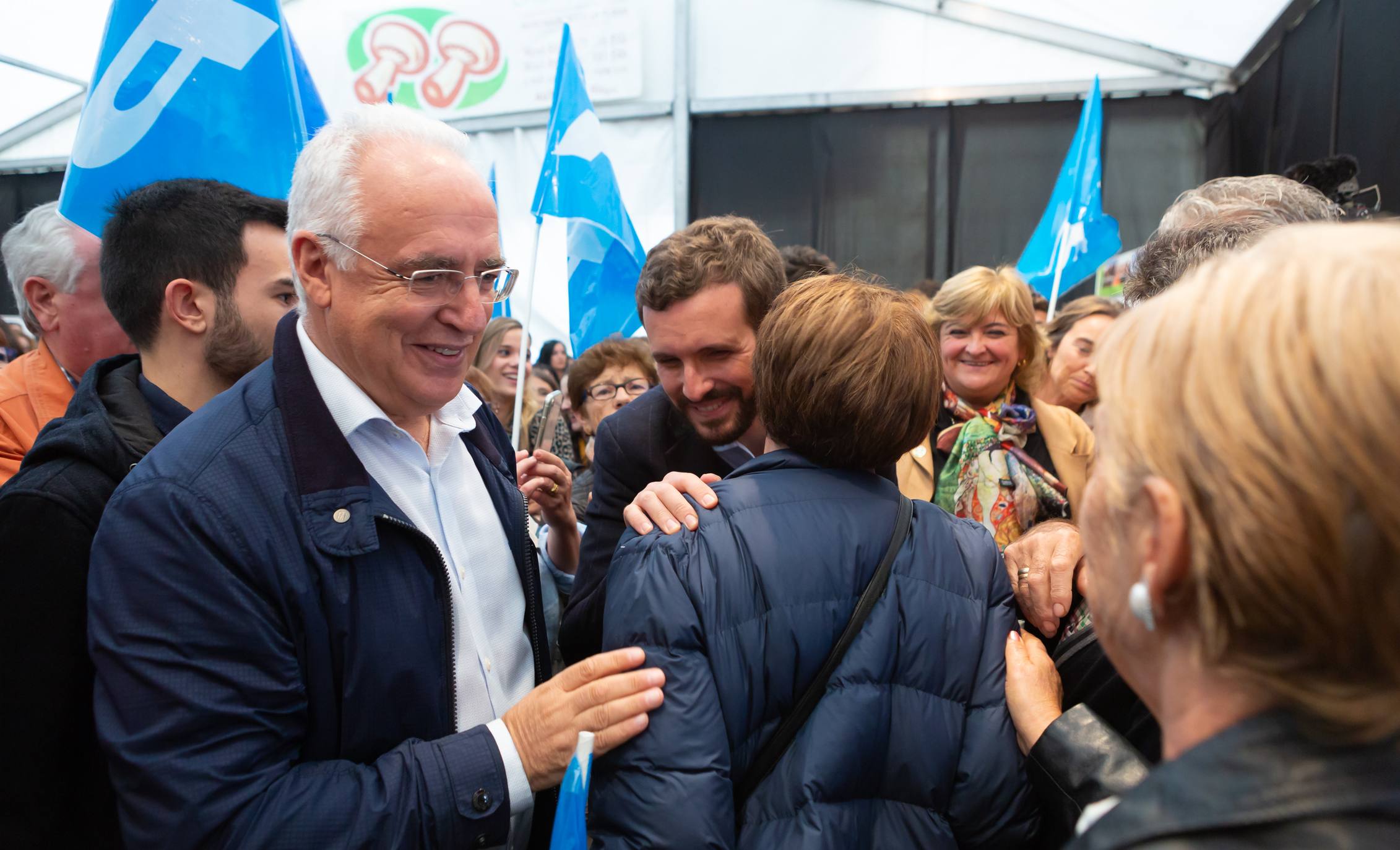 El líder del Partido Popular ha visitado la localidad catona.