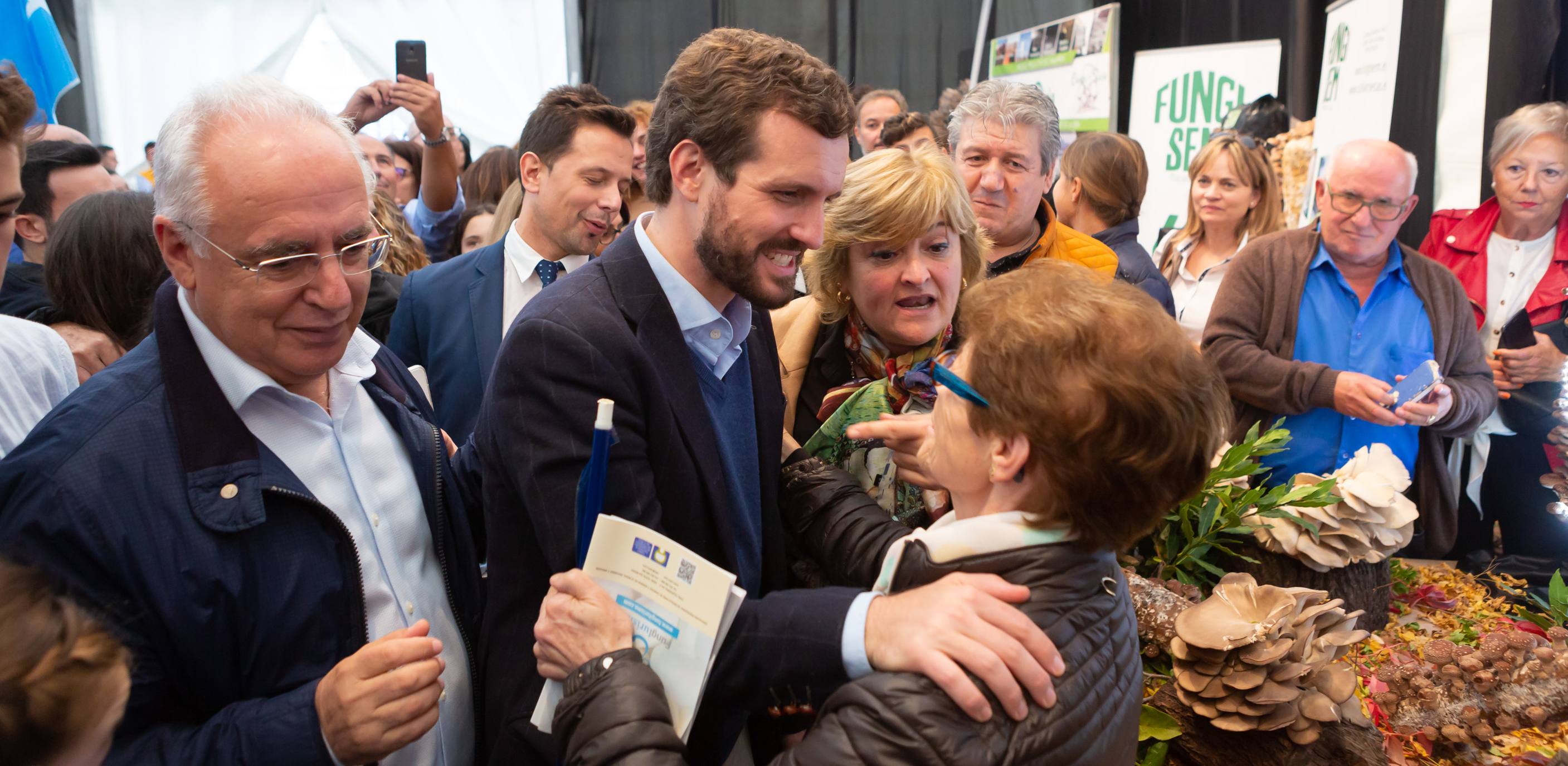 El líder del Partido Popular ha visitado la localidad catona.