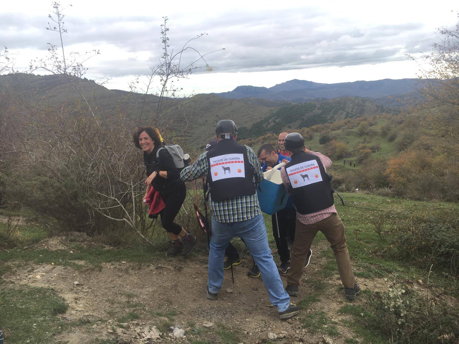 La Valvanerada Scout llega emocionada a su destino