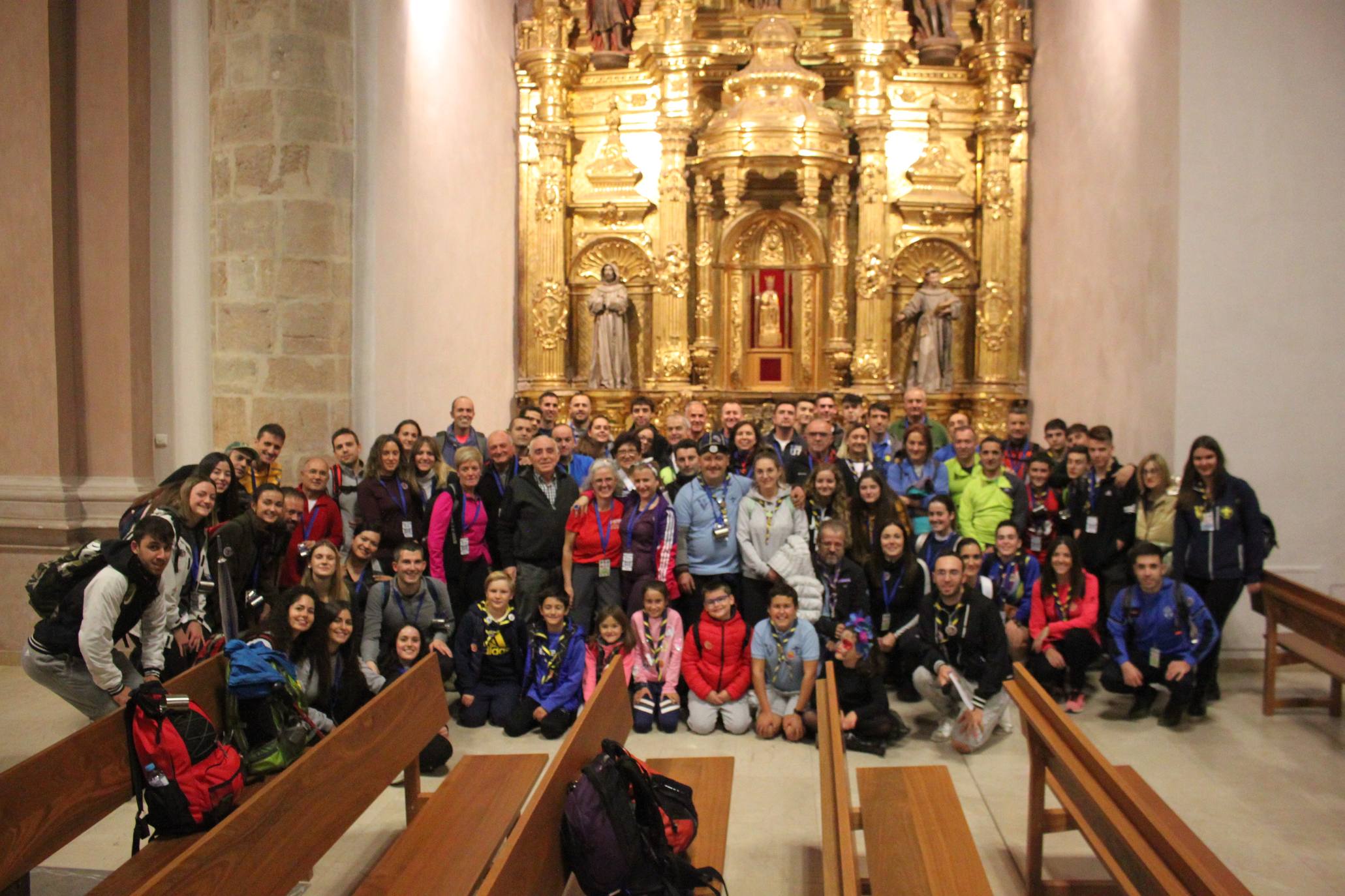 La Valvanerada Scout llega emocionada a su destino