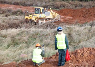 Imagen secundaria 1 - Arrancan en Navarrete las obras de la Ronda Sur de Logroño
