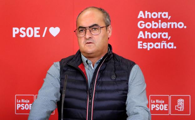 Pedro Montalvo, en la rueda de prensa de ayer