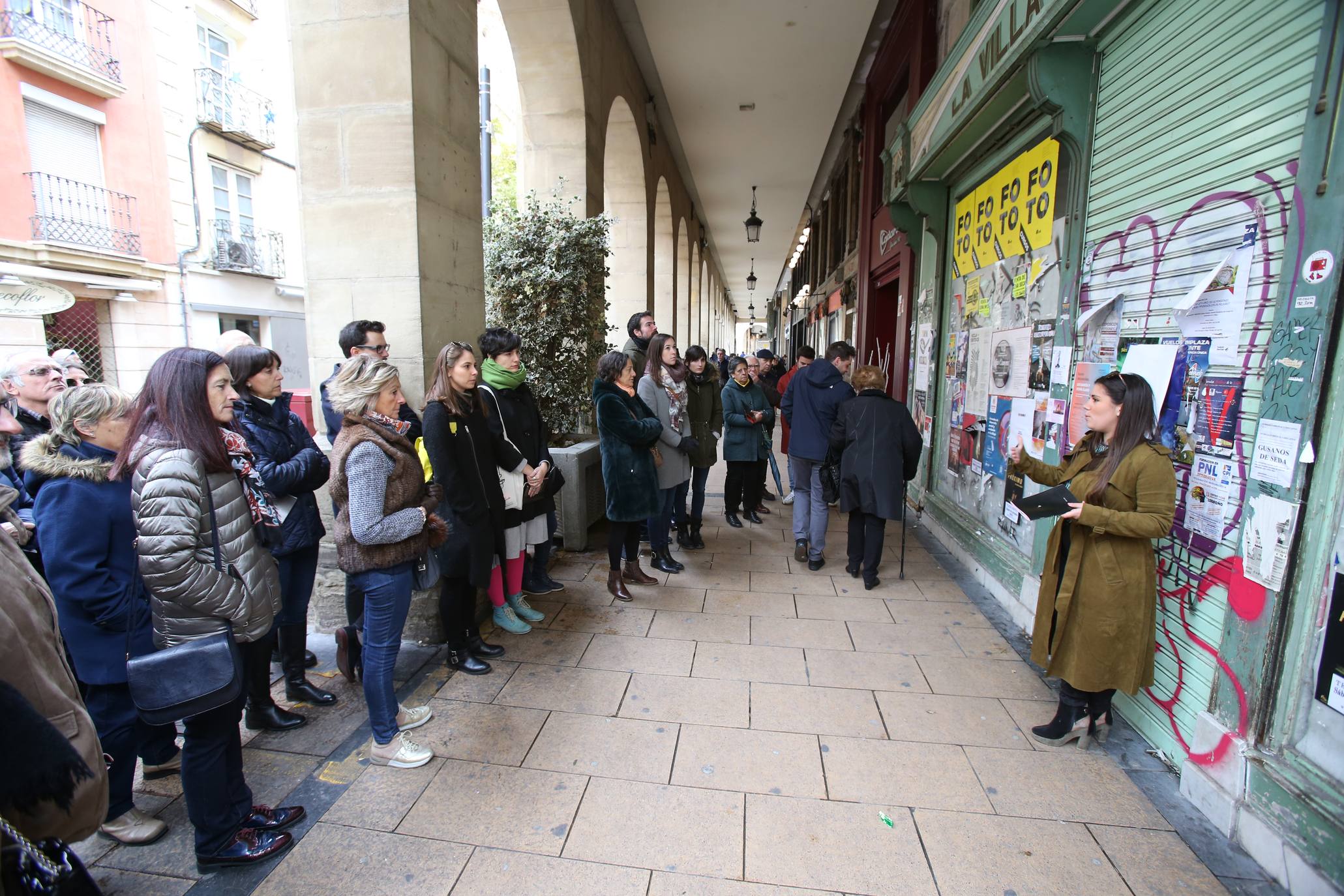Visita guiada por los edificios del Luis Barrón en Logroño